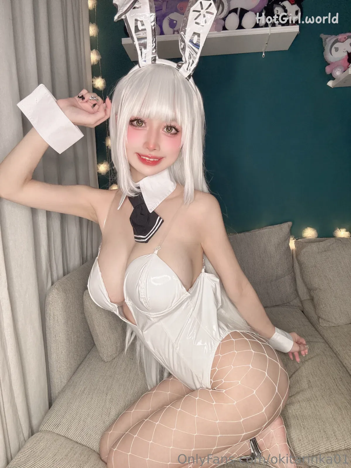 Coser-沖田凜花-Rinka-Blanc White Rabbit(43 photos + 31 uncensored photos) 第6张图
