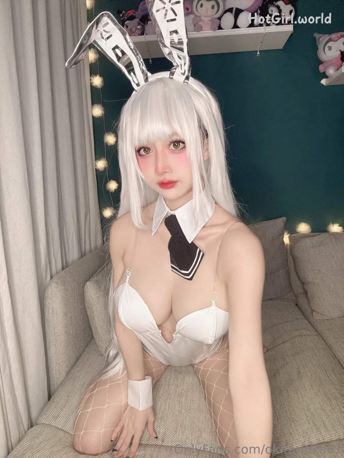 Coser-沖田凜花-Rinka-Blanc White Rabbit(43 photos + 31 uncensored photos) 第11张图