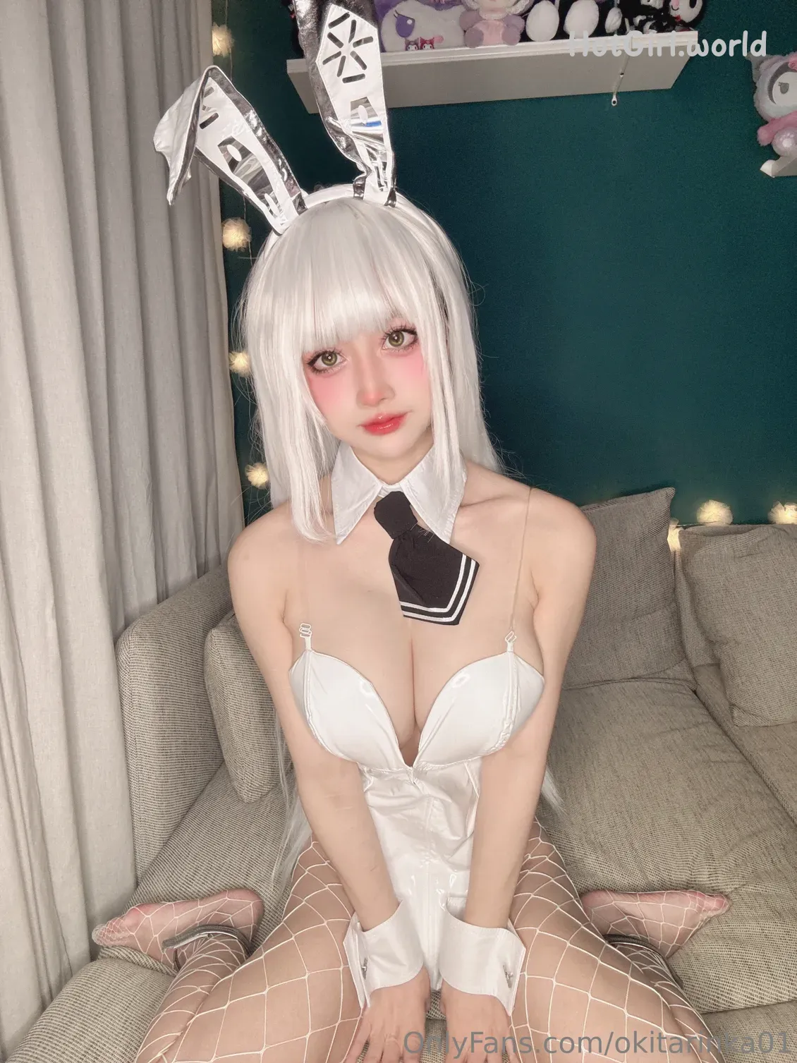 Coser-沖田凜花-Rinka-Blanc White Rabbit(43 photos + 31 uncensored photos) 第14张图