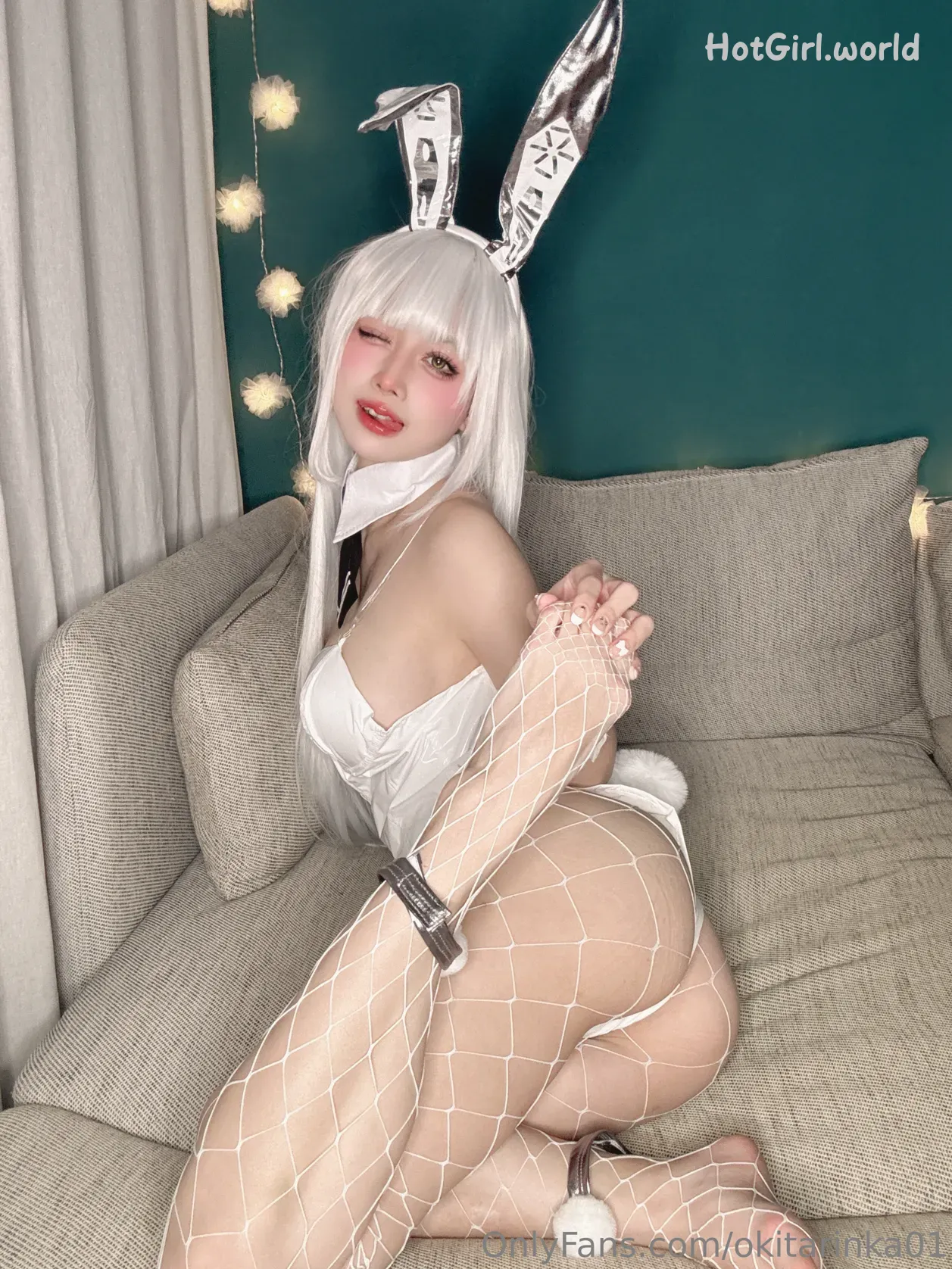 Coser-沖田凜花-Rinka-Blanc White Rabbit(43 photos + 31 uncensored photos) 第34张图