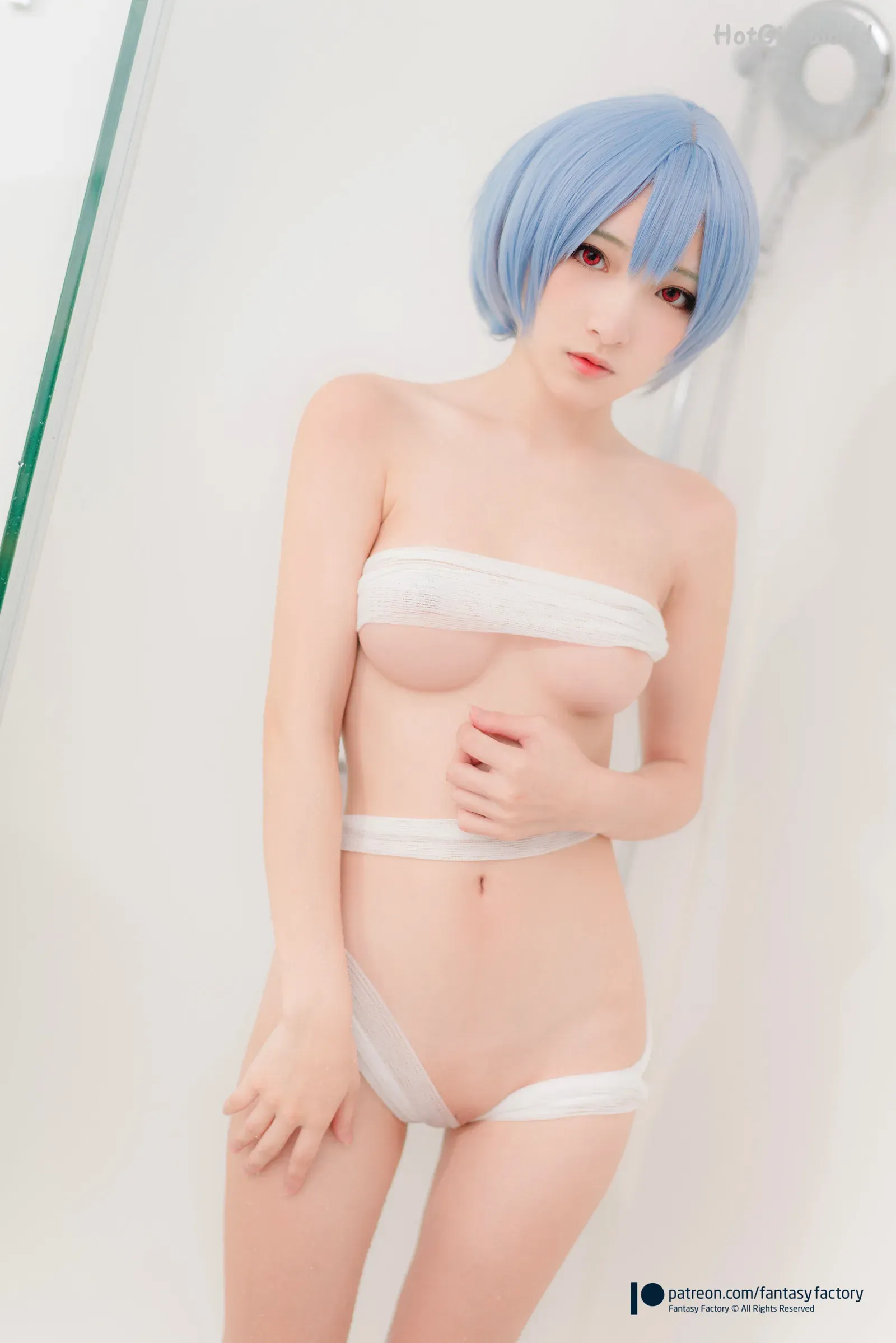 Fantasy Factory-小丁-綾波レイ(56 photos + 9 uncensored photos) 第34张图