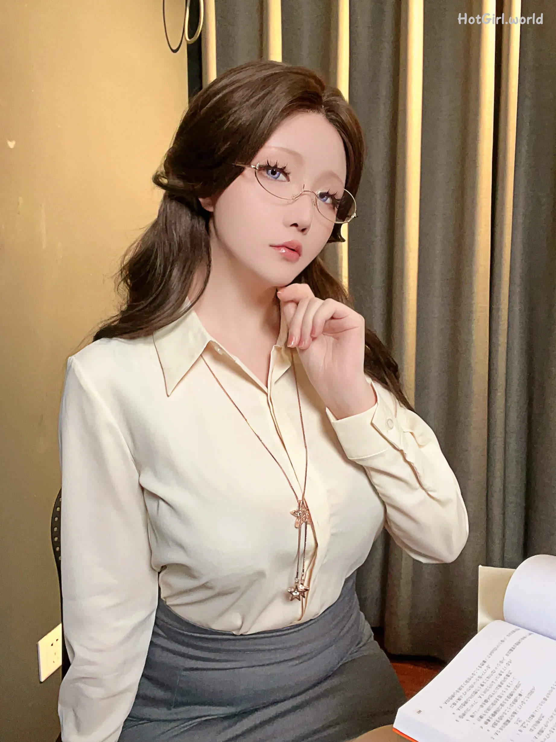 Coser-星之迟迟-Hoshilily-2023年10月计划D 家庭教师的奖励时间 第10张图