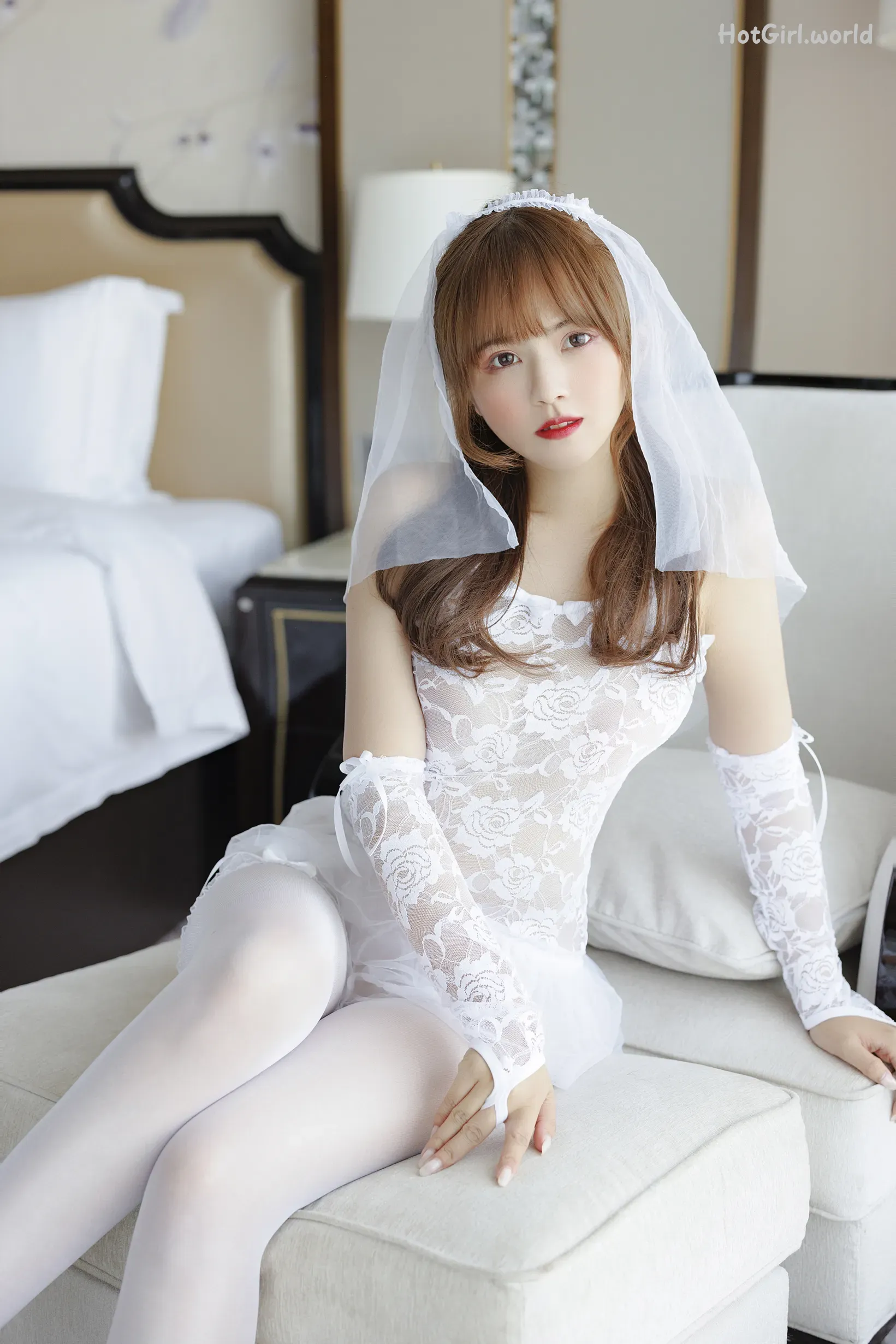 Zhang Si Yun-Nice-张思允-Nice Vol.002 内购无水印 白色婚纱 第10张图