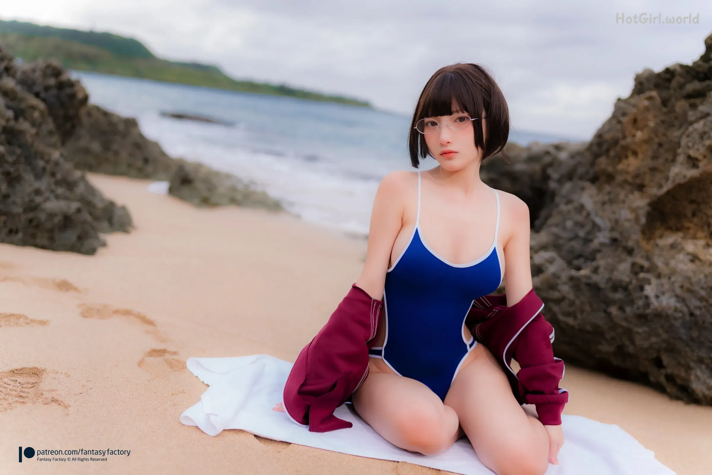 Fantasy Factory-小丁-スク水(37 photos + 5 uncensored photos) 第2张图