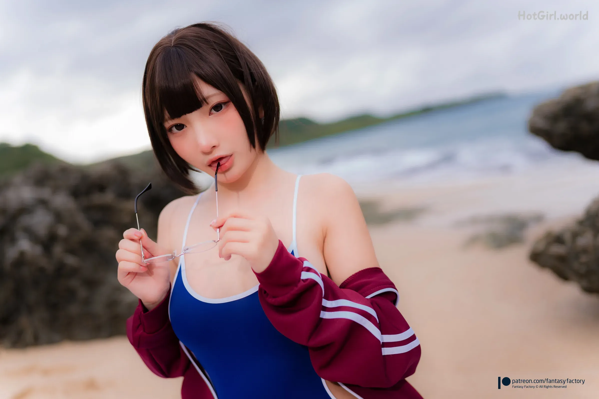 Fantasy Factory-小丁-スク水(37 photos + 5 uncensored photos) 第3张图