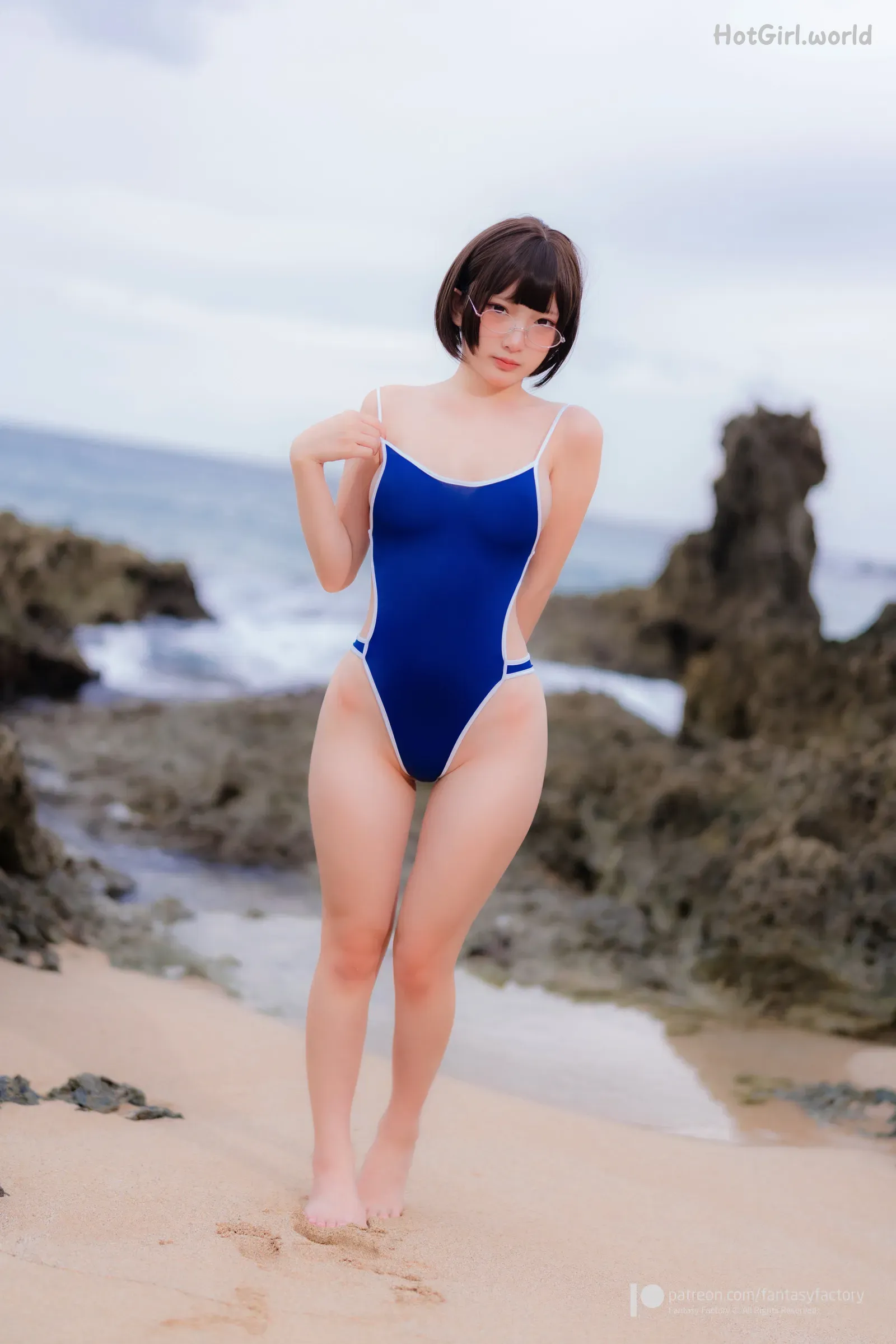 Fantasy Factory-小丁-スク水(37 photos + 5 uncensored photos) 第10张图