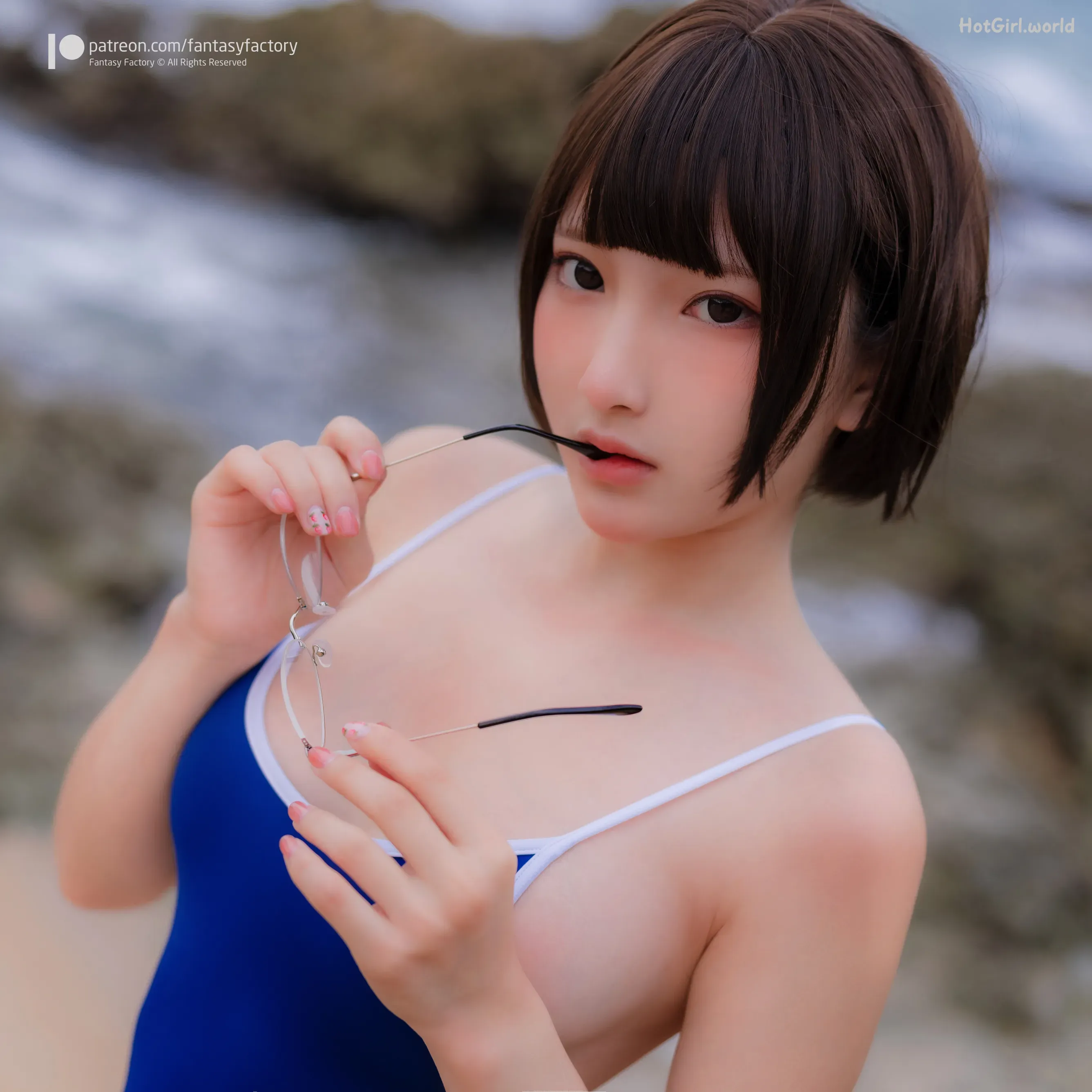 Fantasy Factory-小丁-スク水(37 photos + 5 uncensored photos) 第16张图