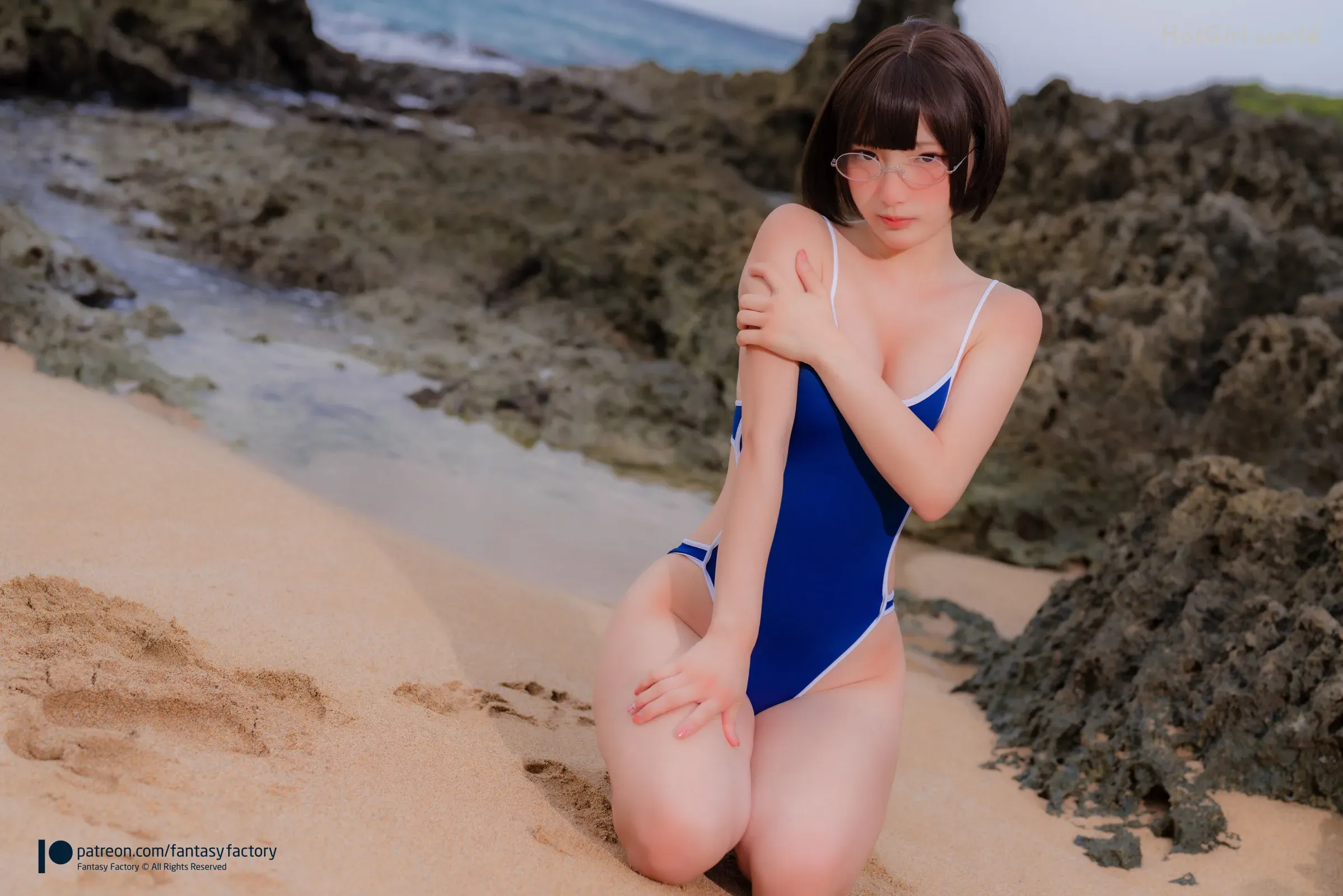 Fantasy Factory-小丁-スク水(37 photos + 5 uncensored photos) 第20张图