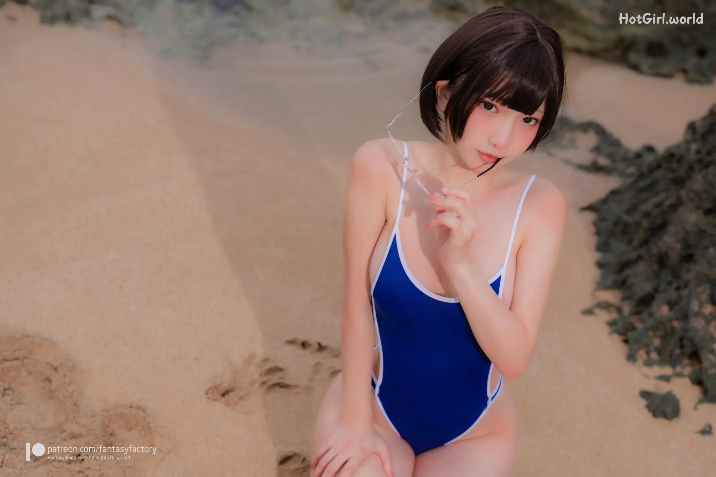 Fantasy Factory-小丁-スク水(37 photos + 5 uncensored photos) 第21张图