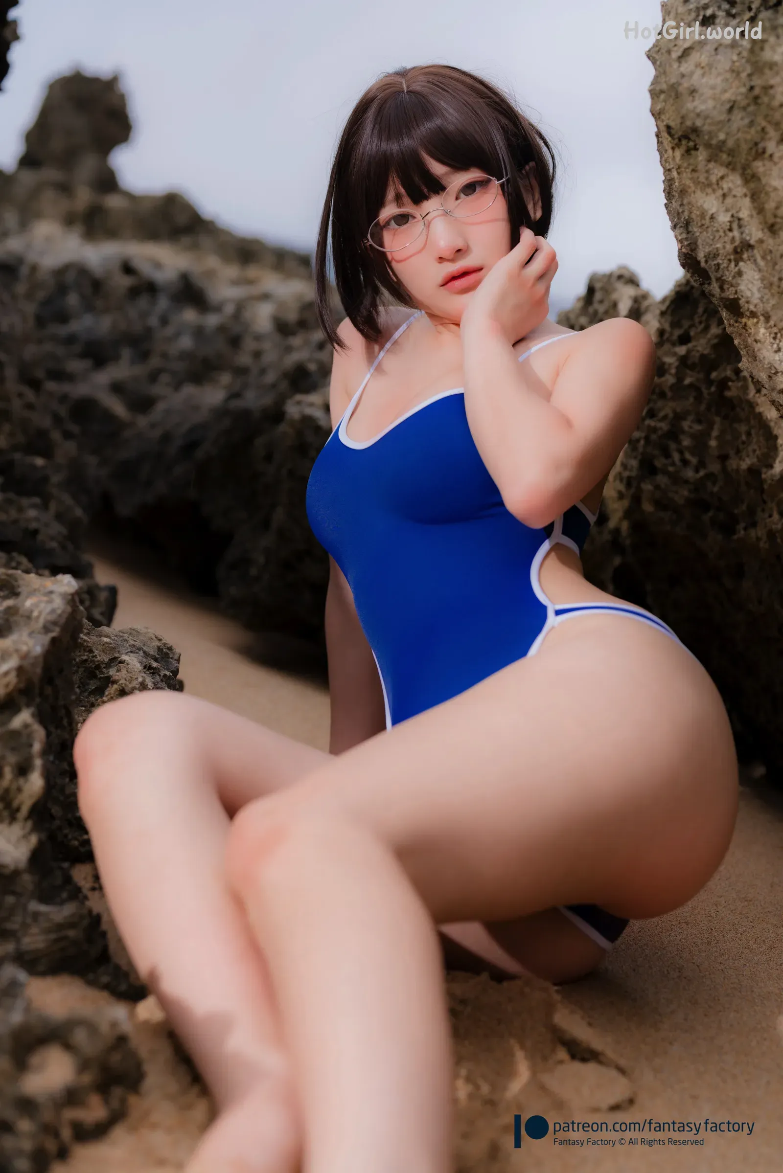 Fantasy Factory-小丁-スク水(37 photos + 5 uncensored photos) 第27张图