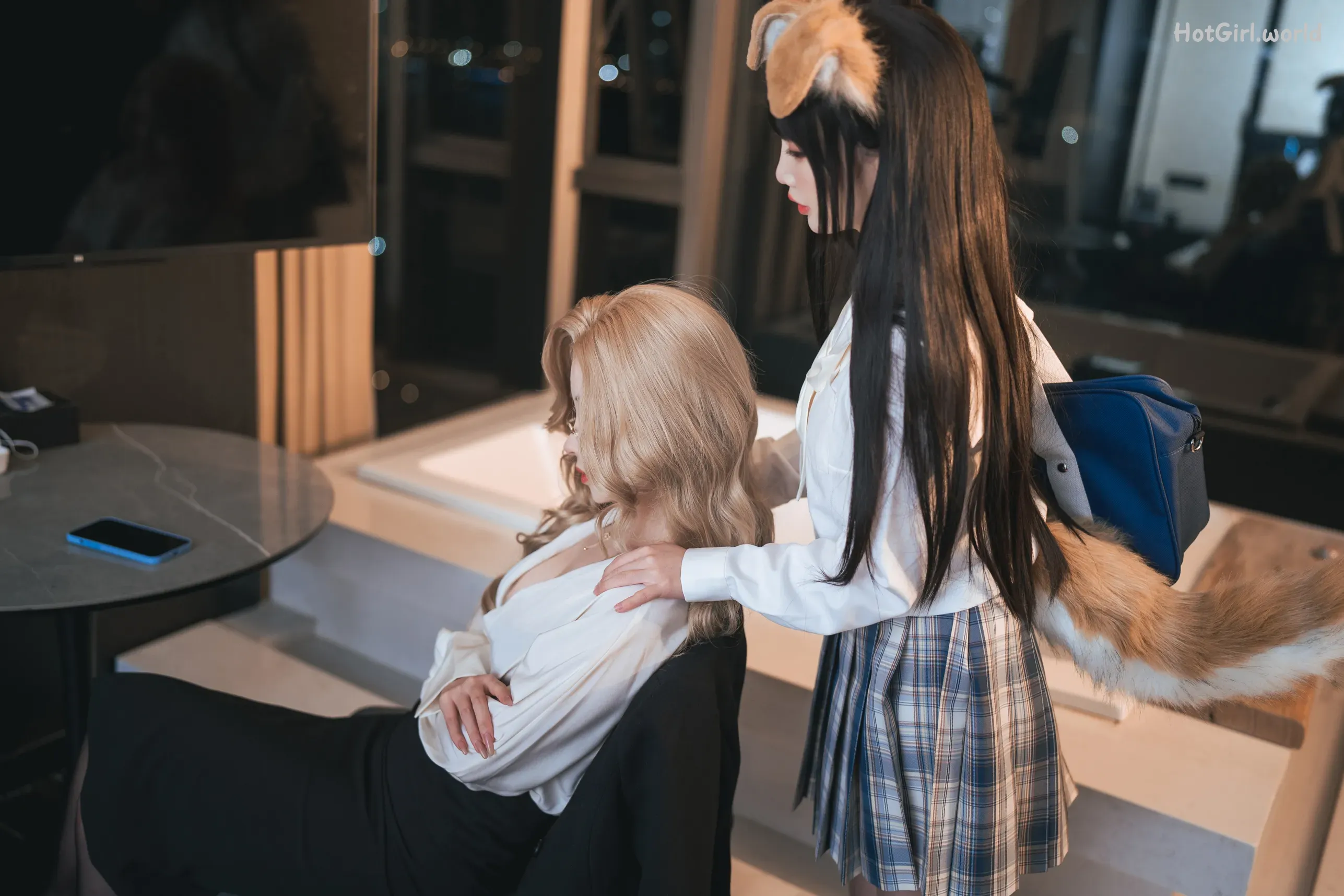 Coser-面饼仙儿-No.119 rioko凉凉子-女上司-双人版 第4张图