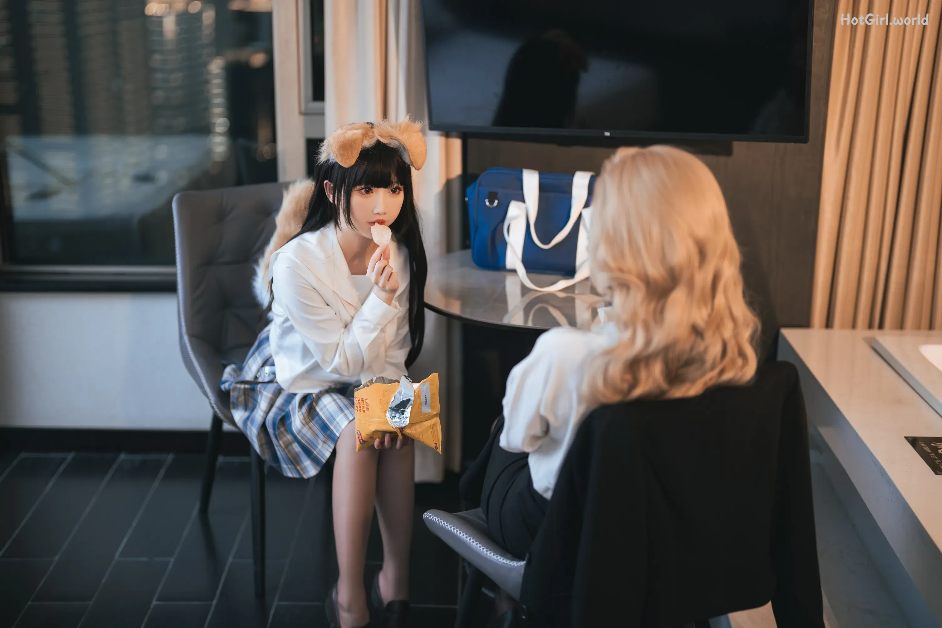 Coser-面饼仙儿-No.119 rioko凉凉子-女上司-双人版 第7张图