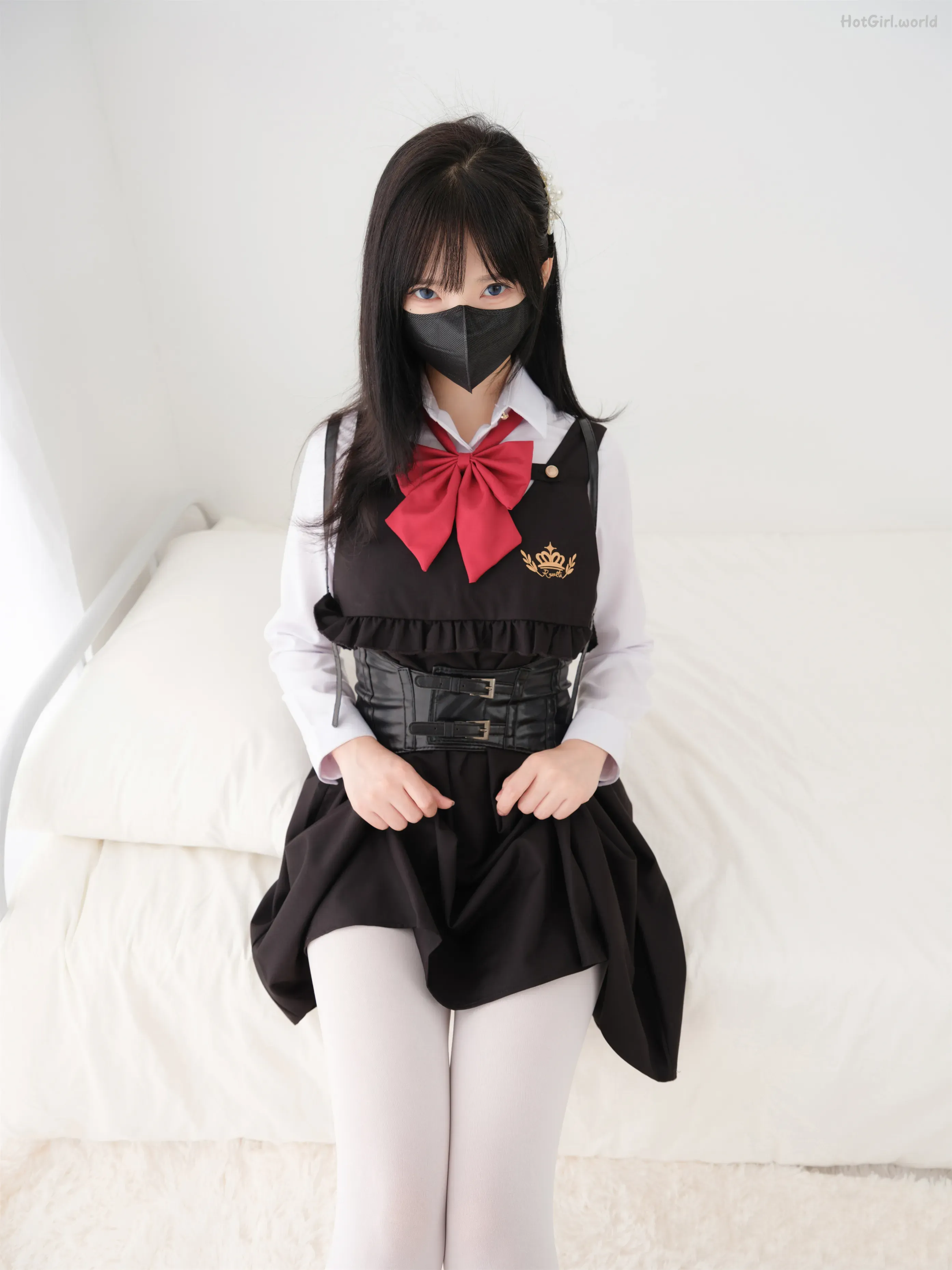 紧急企划-见希w-内部 白丝学生服 第12张图