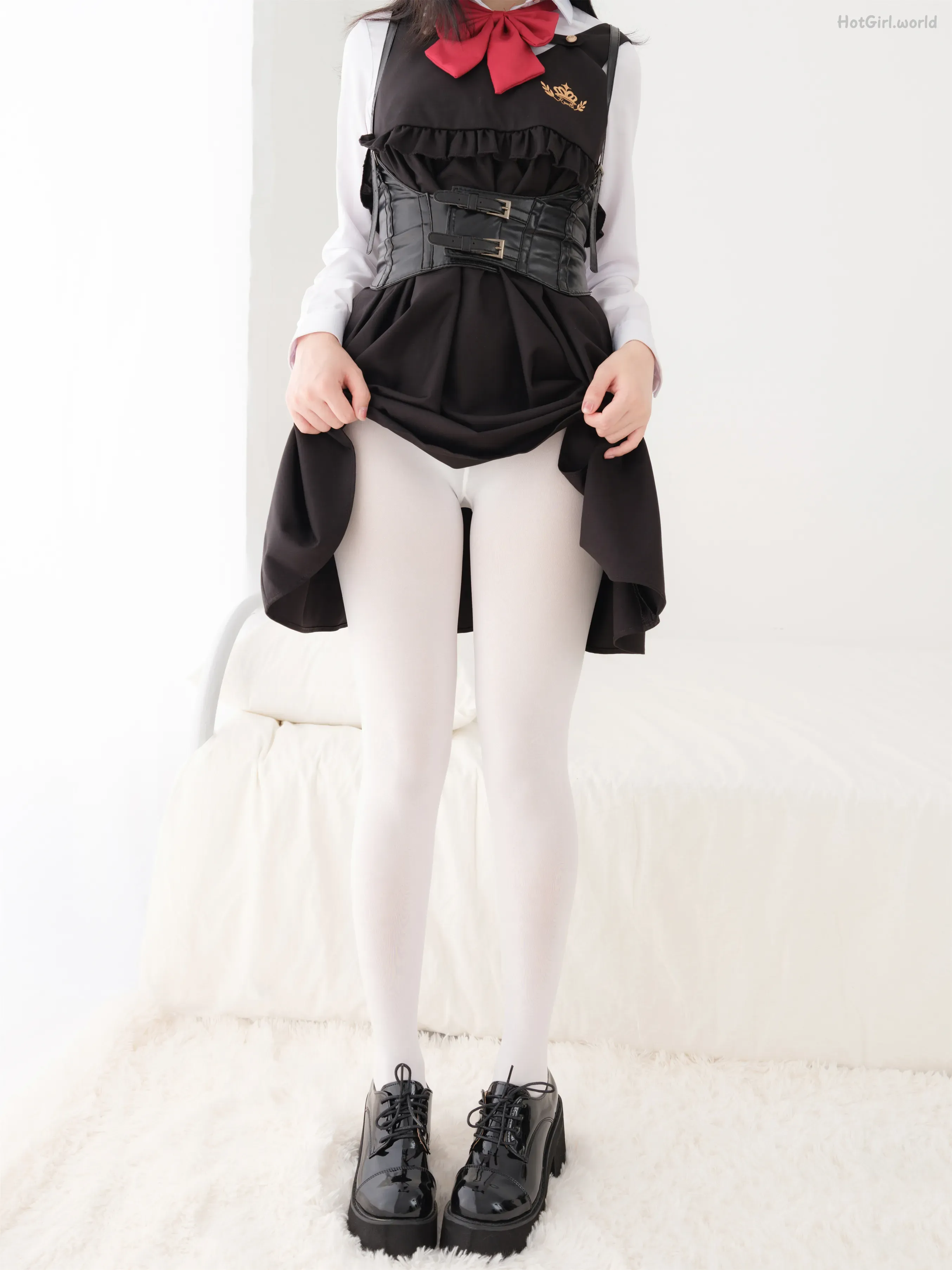 紧急企划-见希w-内部 白丝学生服 第45张图
