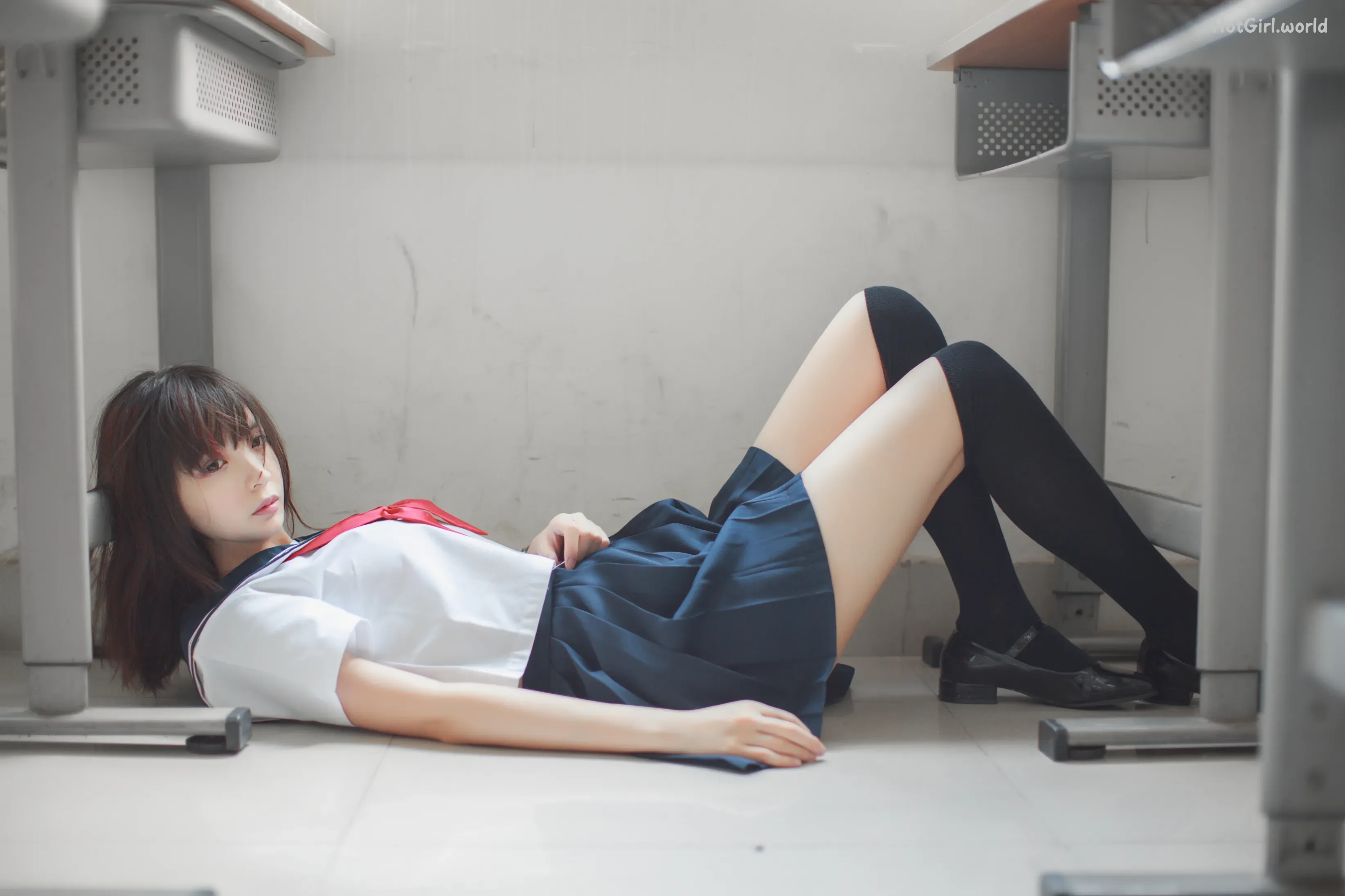 Coser-疯猫ss-同桌的水手服 第28张图