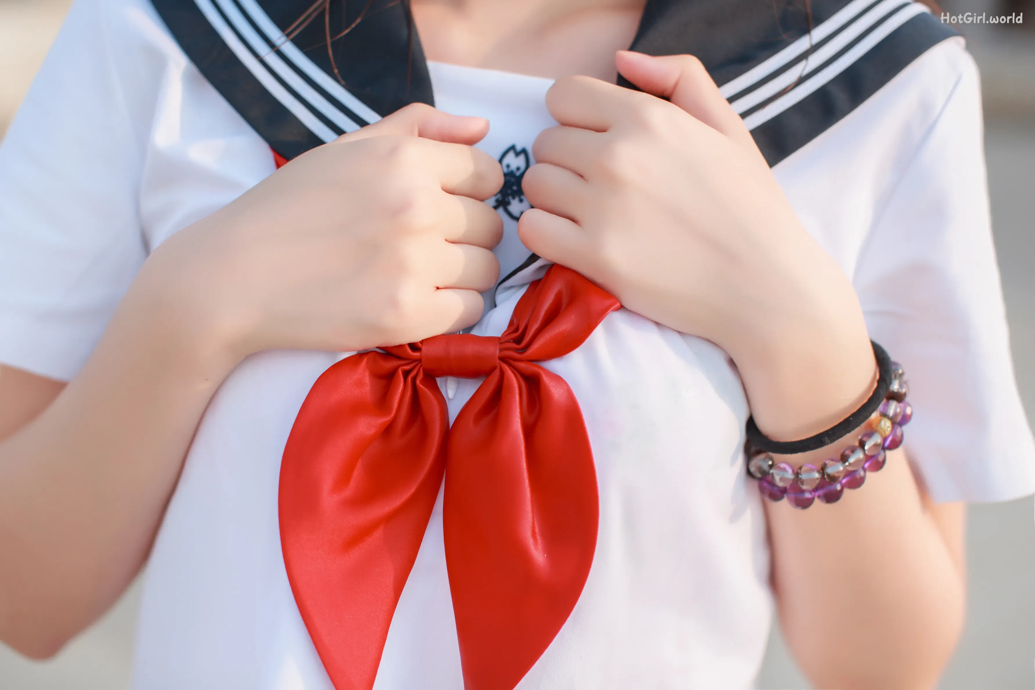 Coser-疯猫ss-同桌的水手服 第35张图