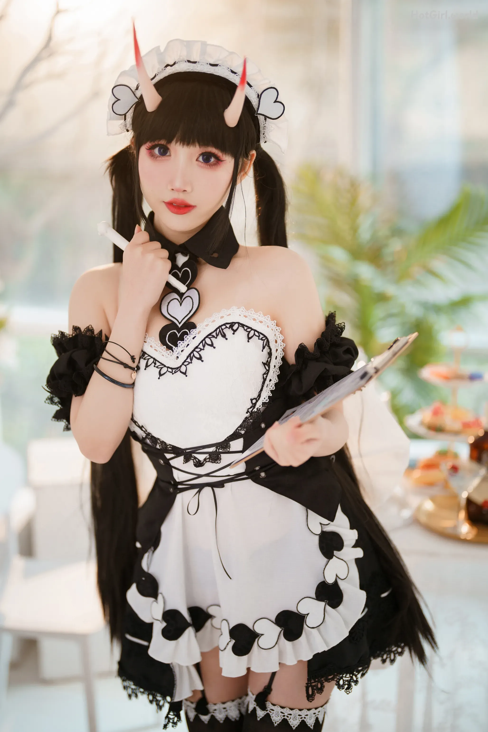 Coser-面饼仙儿-No.122-能代女仆 第1张图