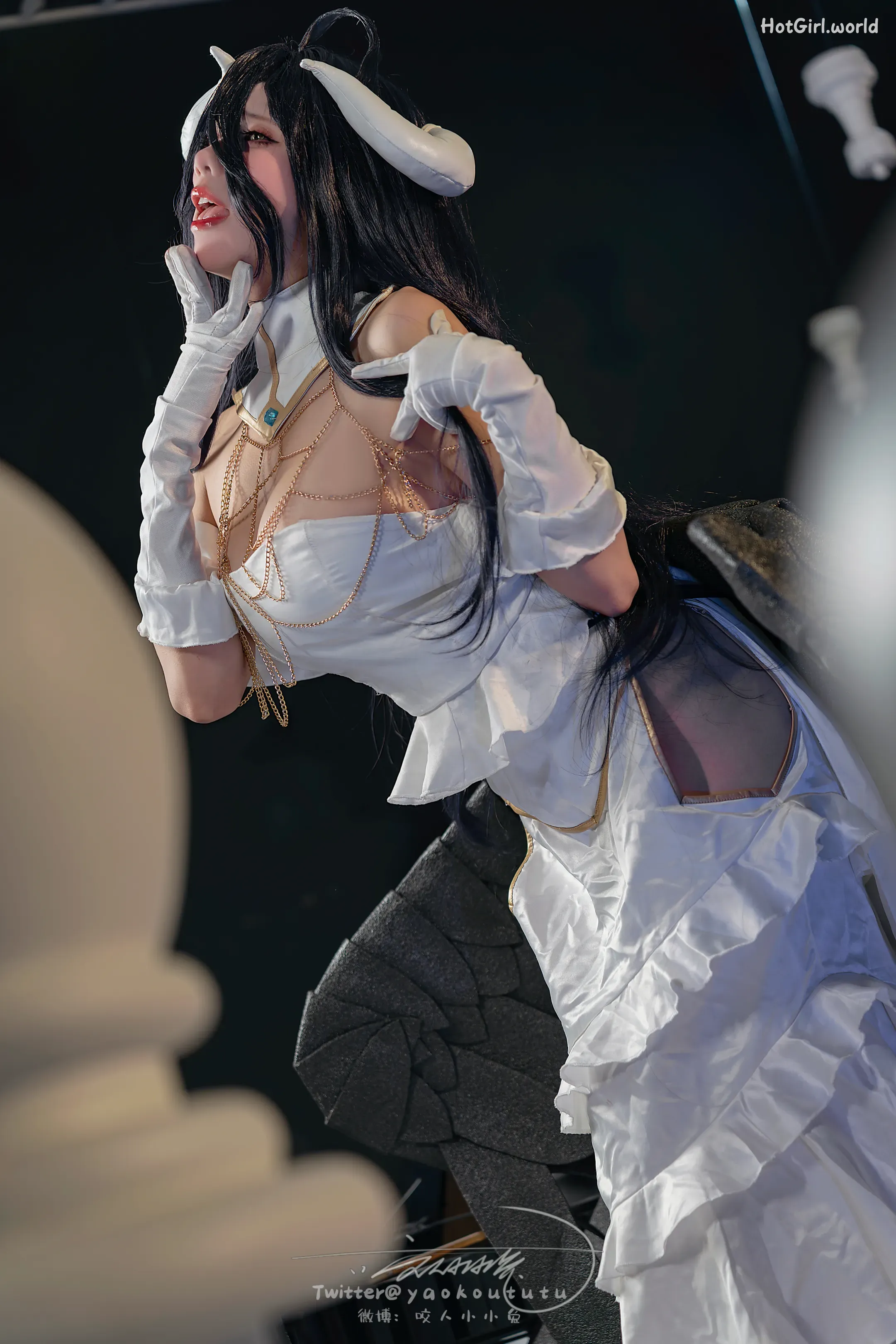 Coser-黏黏团子兔-魅魔之耻-雅儿贝德&Tell me 第51张图