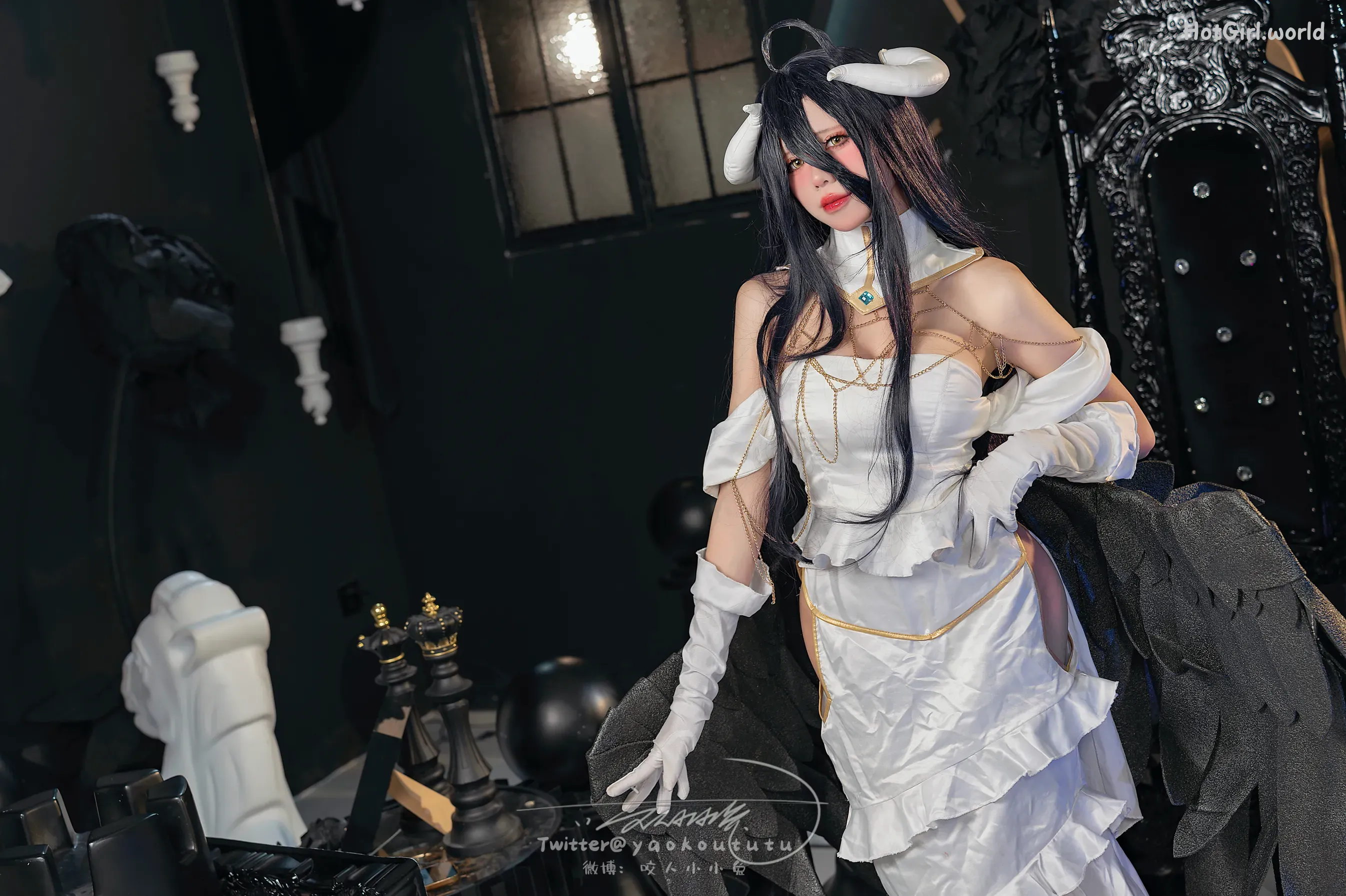 Coser-黏黏团子兔-魅魔之耻-雅儿贝德&Tell me 第63张图