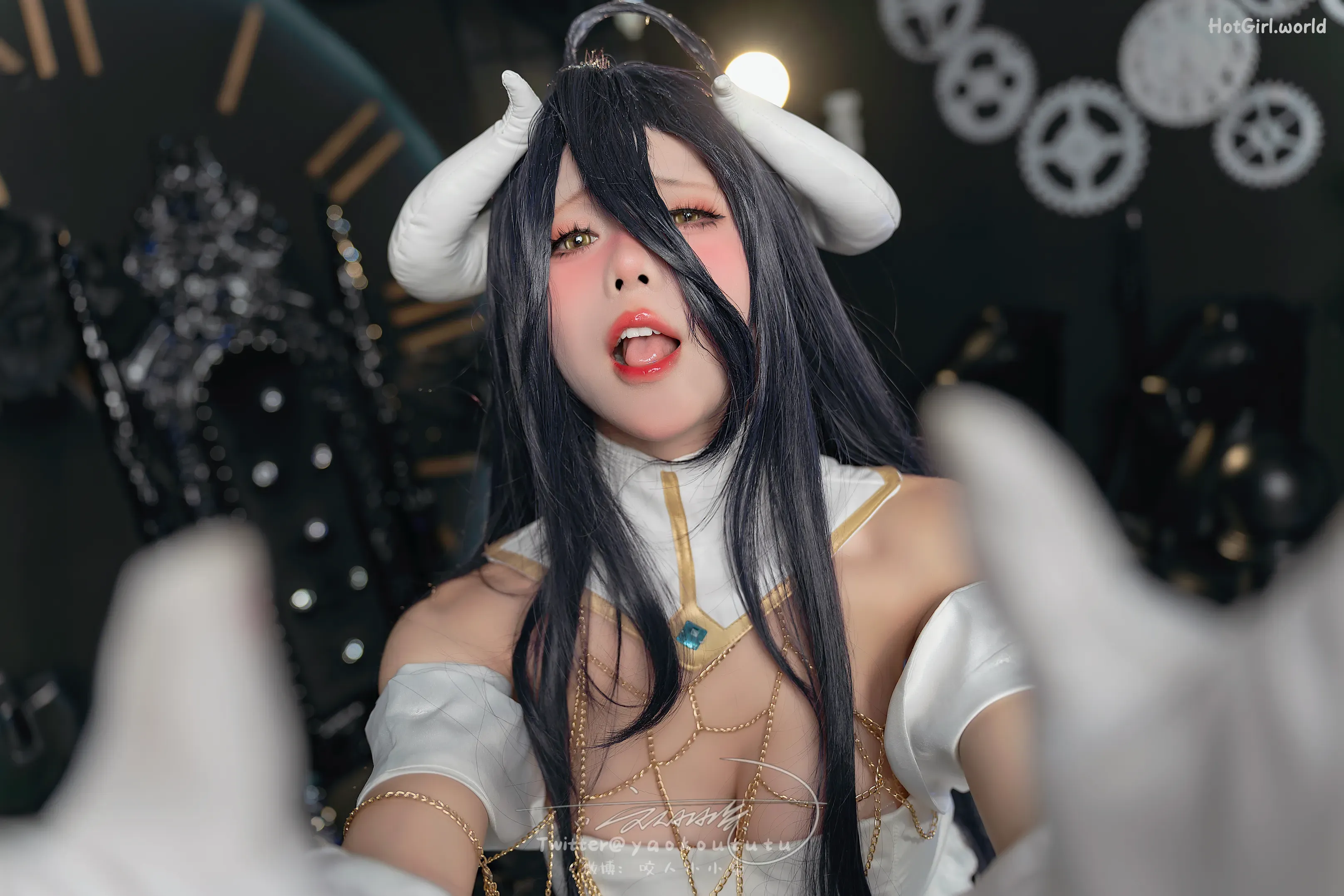 Coser-黏黏团子兔-魅魔之耻-雅儿贝德&Tell me 第65张图