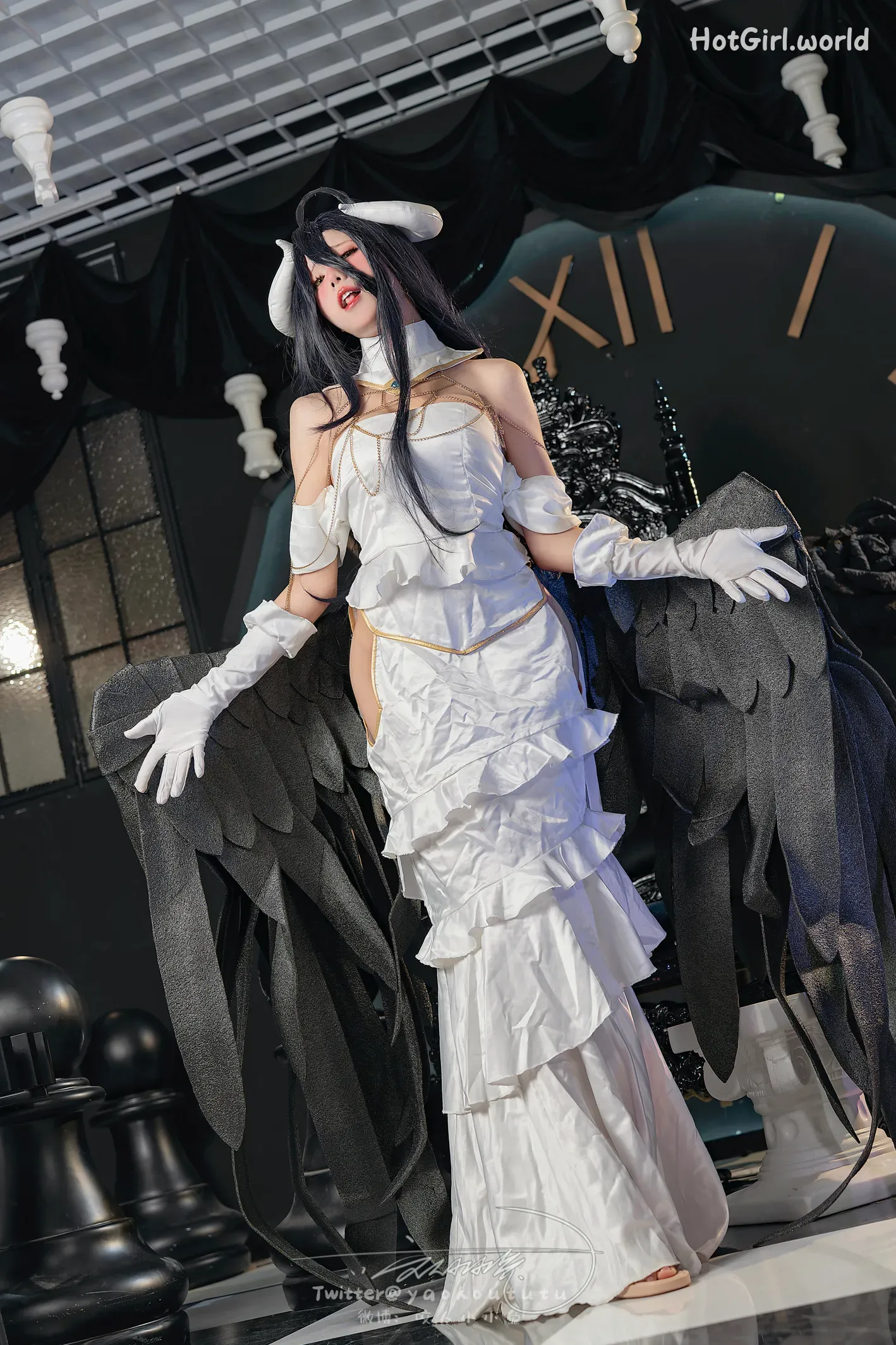 Coser-黏黏团子兔-魅魔之耻-雅儿贝德&Tell me 第66张图