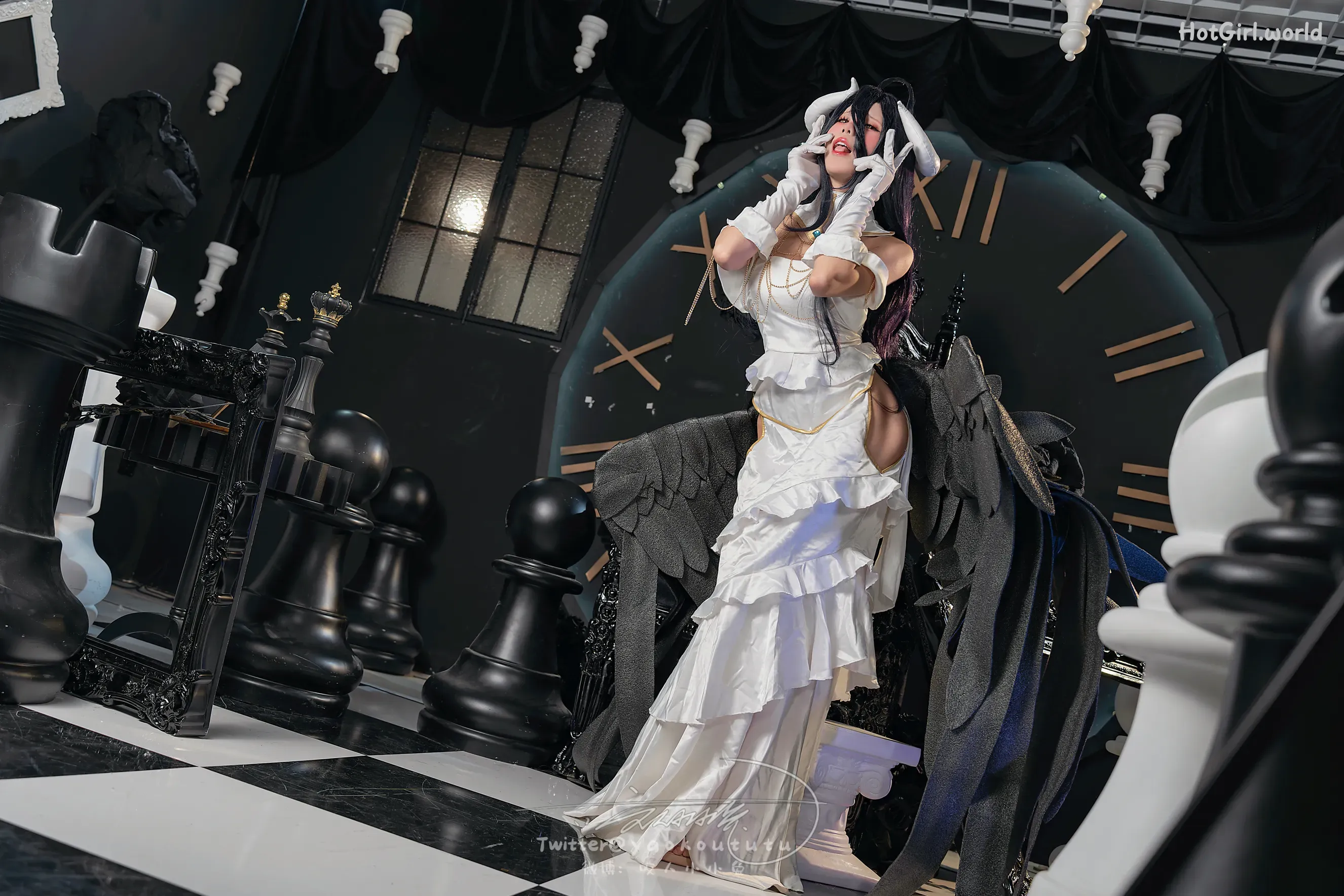 Coser-黏黏团子兔-魅魔之耻-雅儿贝德&Tell me 第69张图