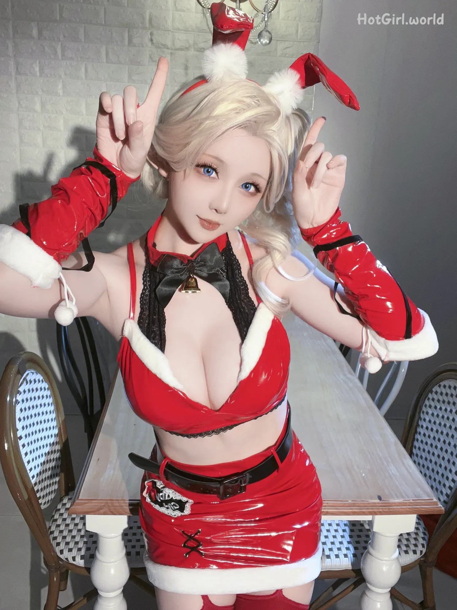 Coser-星之迟迟-Hoshilily-圣诞精灵篇C 礼物袋 第54张图