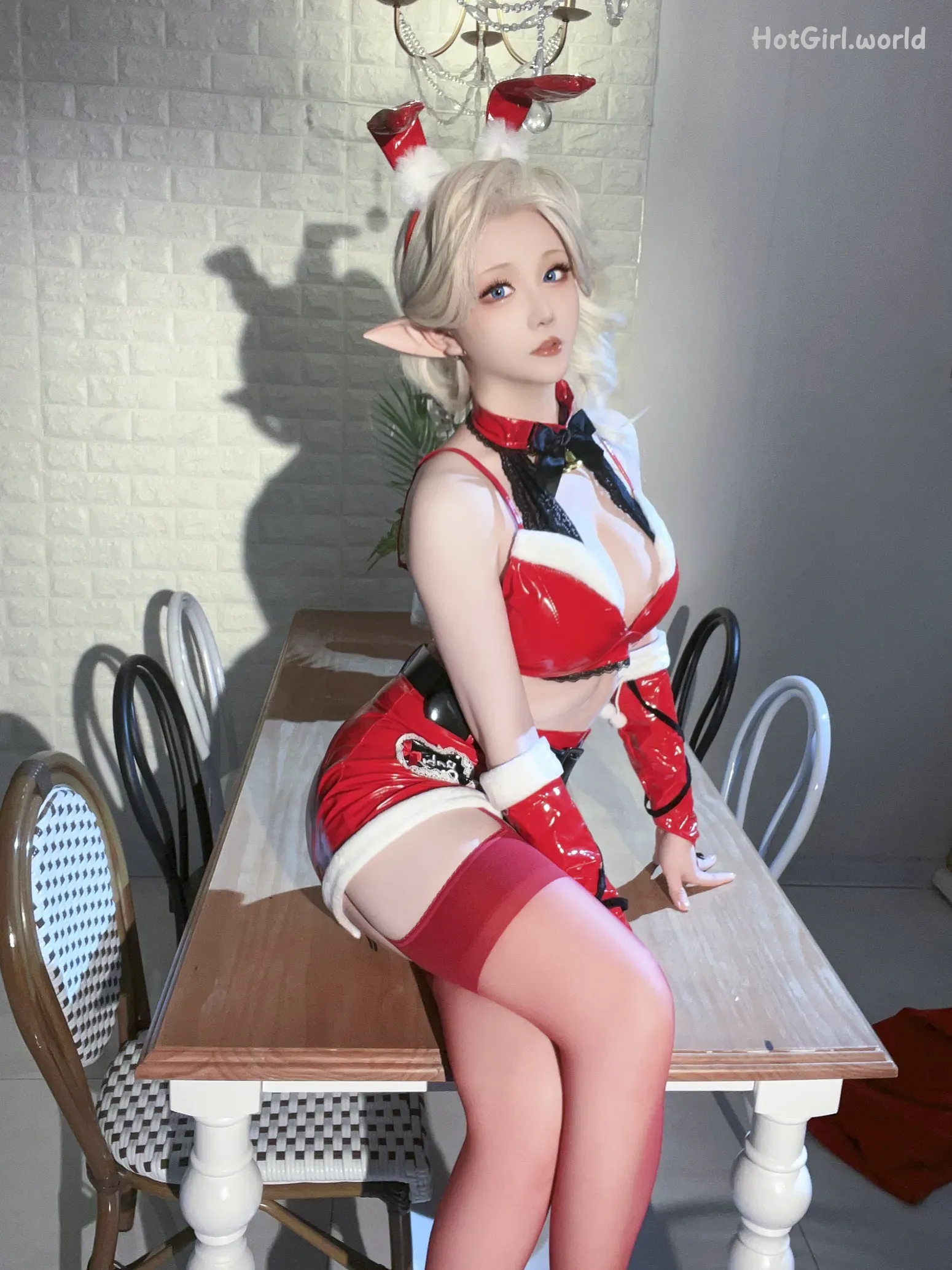 Coser-星之迟迟-Hoshilily-圣诞精灵篇C 礼物袋 第58张图