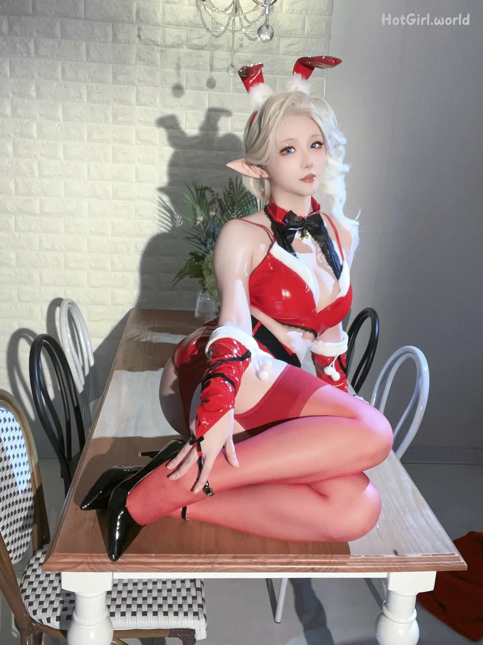 Coser-星之迟迟-Hoshilily-圣诞精灵篇C 礼物袋 第60张图