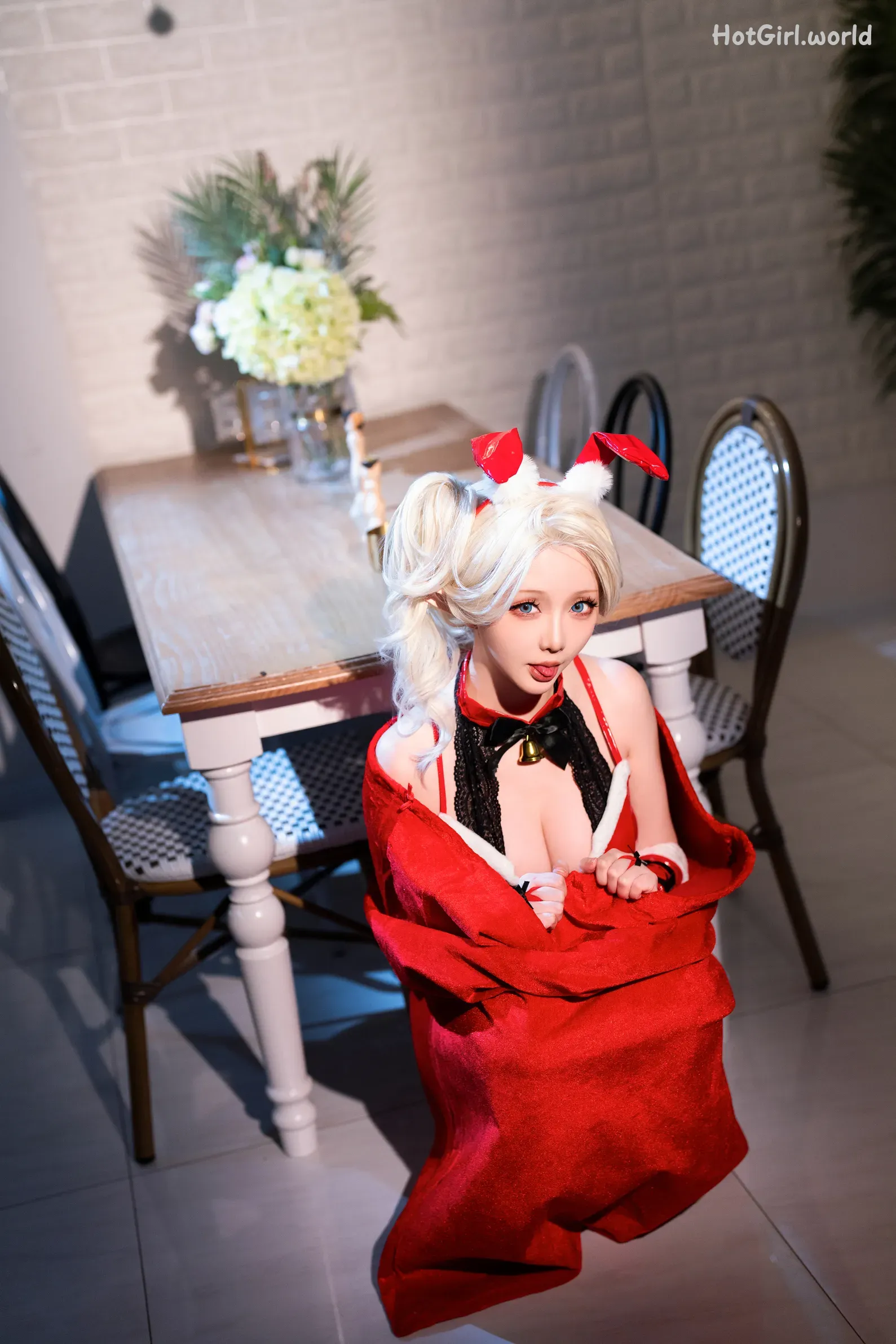 Coser-星之迟迟-Hoshilily-圣诞精灵篇C 礼物袋 第77张图