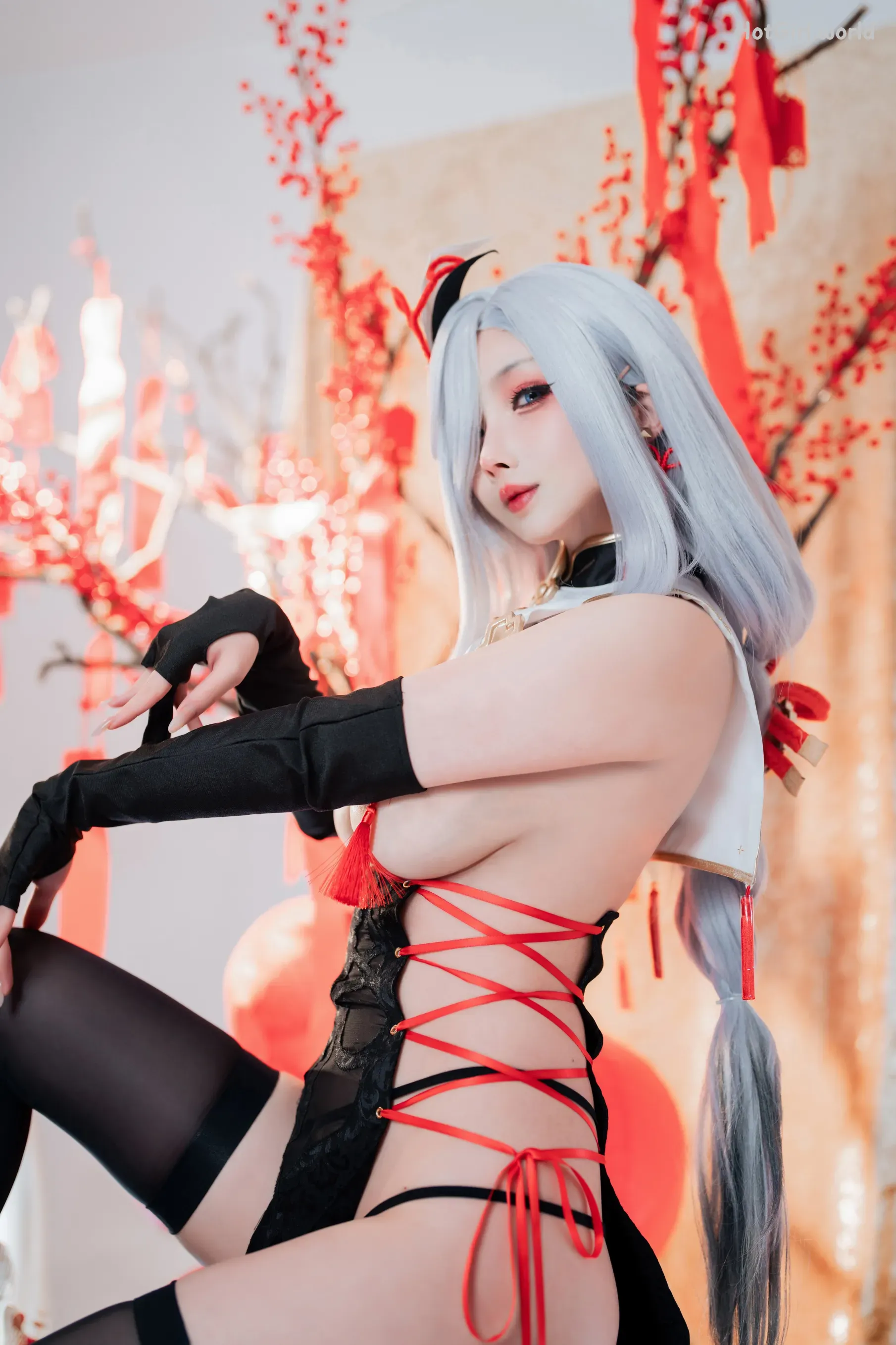 Coser-rioko-凉凉子-申鹤旗袍 第16张图