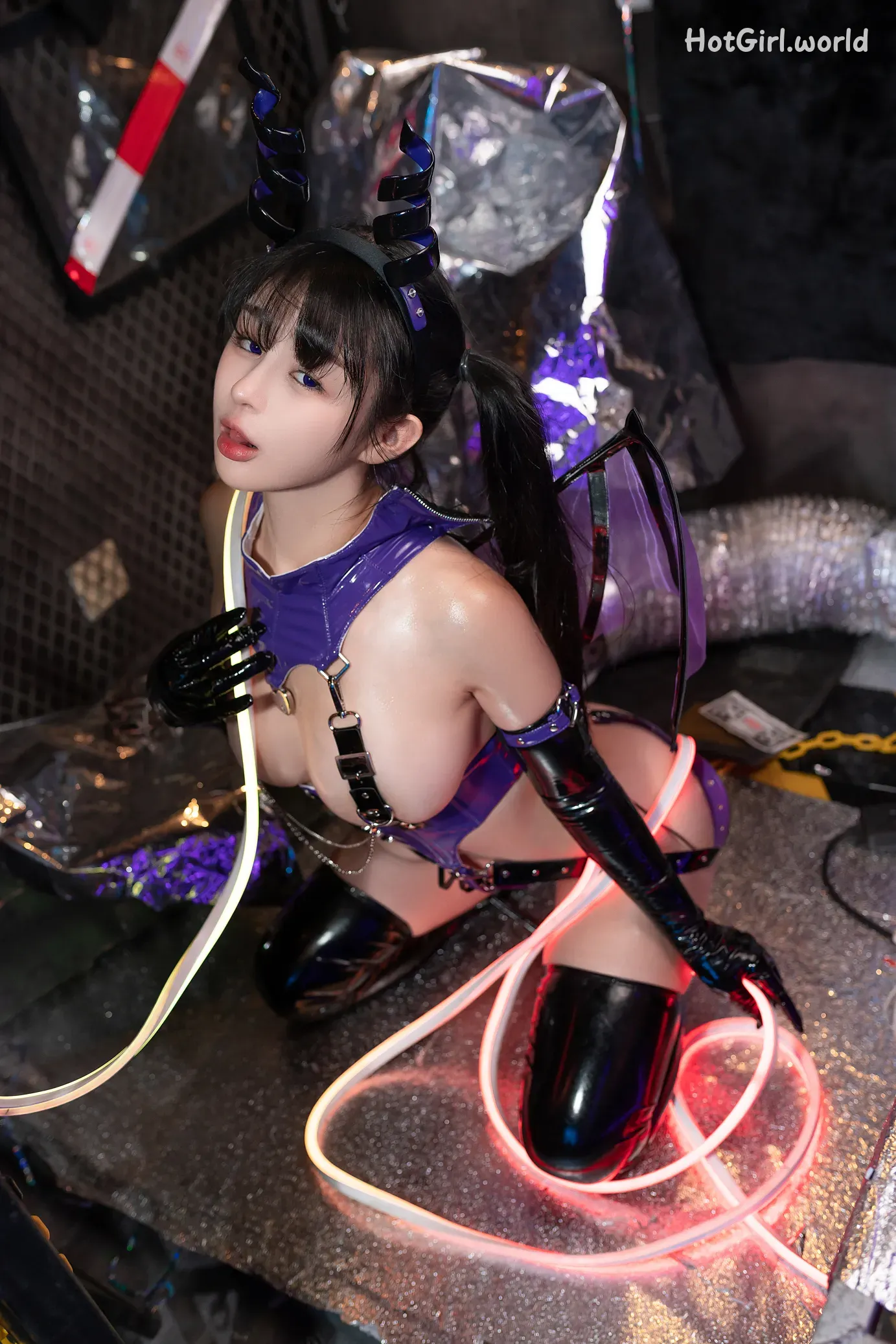 Coser-桜井宁宁-赛博小恶魔 第58张图