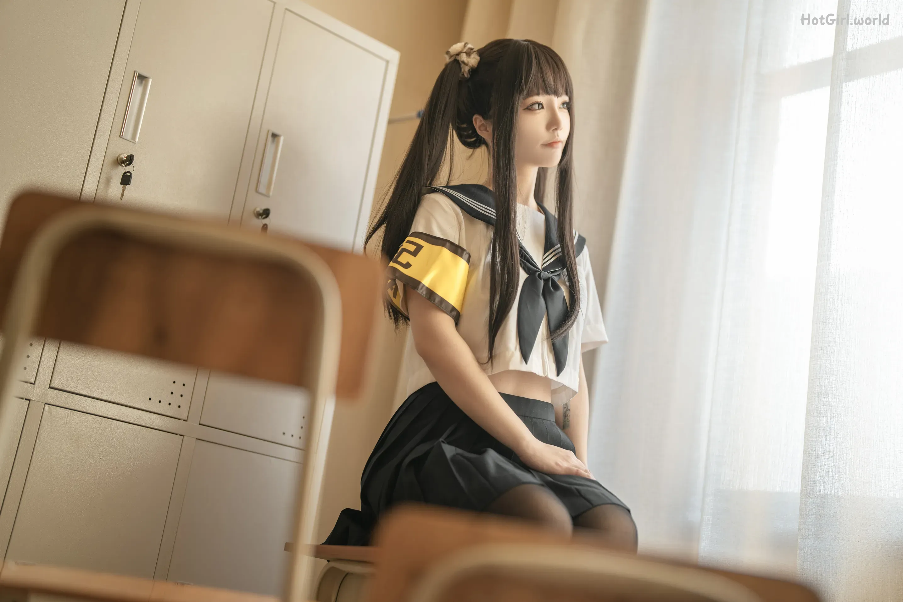 Coser-桃良阿宅-教室JK 第22张图