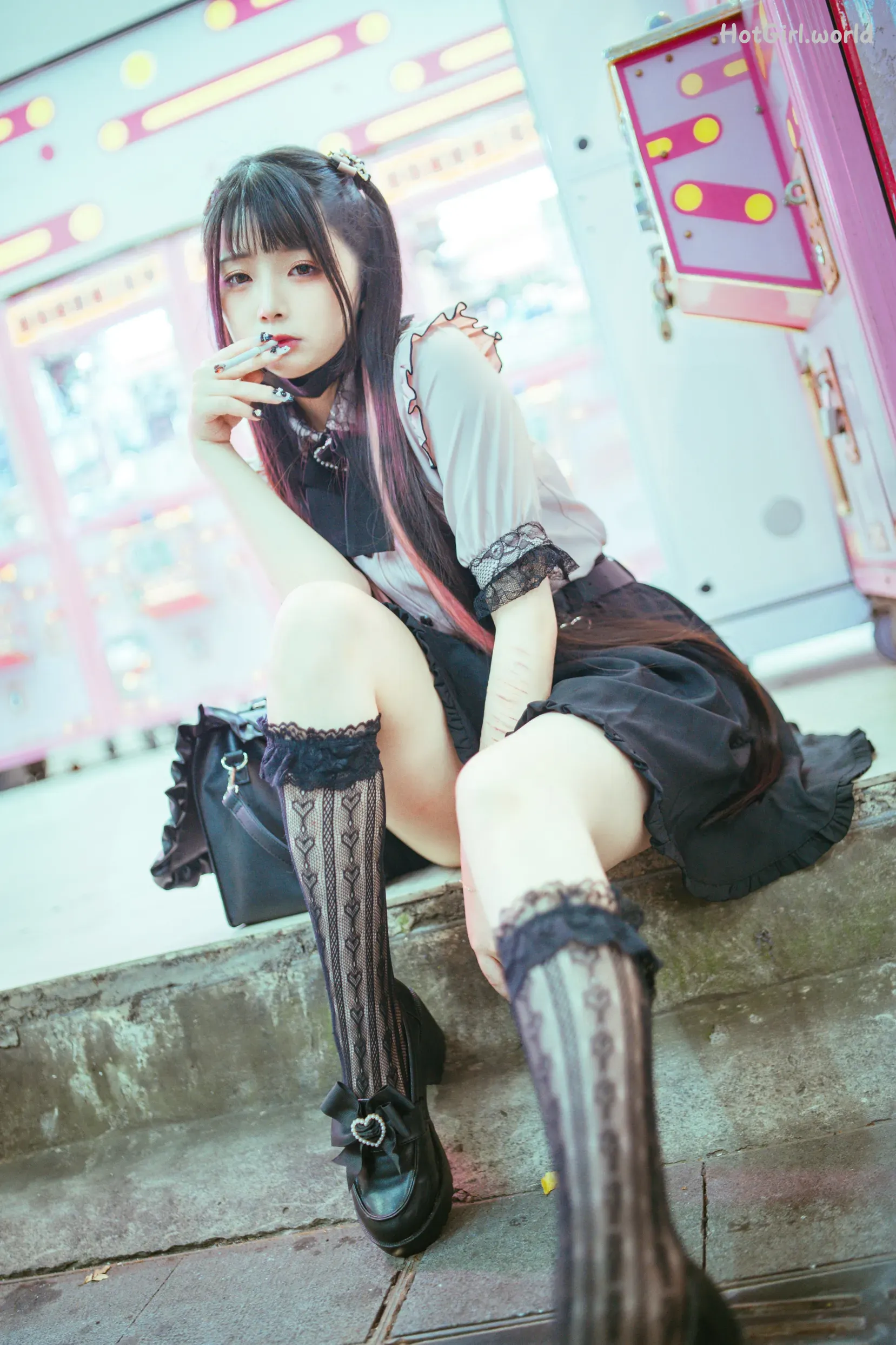 Coser-落落Raku-Night LiLy-夜百合(58 photos + 30 uncensored photos) 第2张图