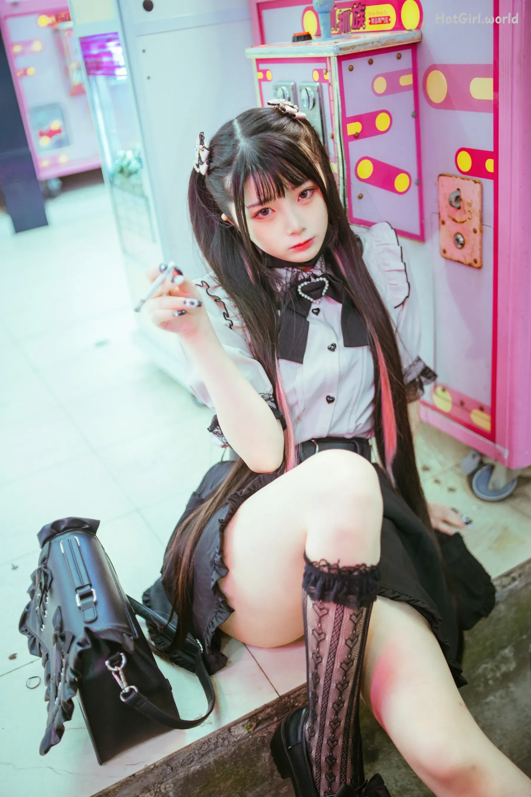 Coser-落落Raku-Night LiLy-夜百合(58 photos + 30 uncensored photos) 第4张图