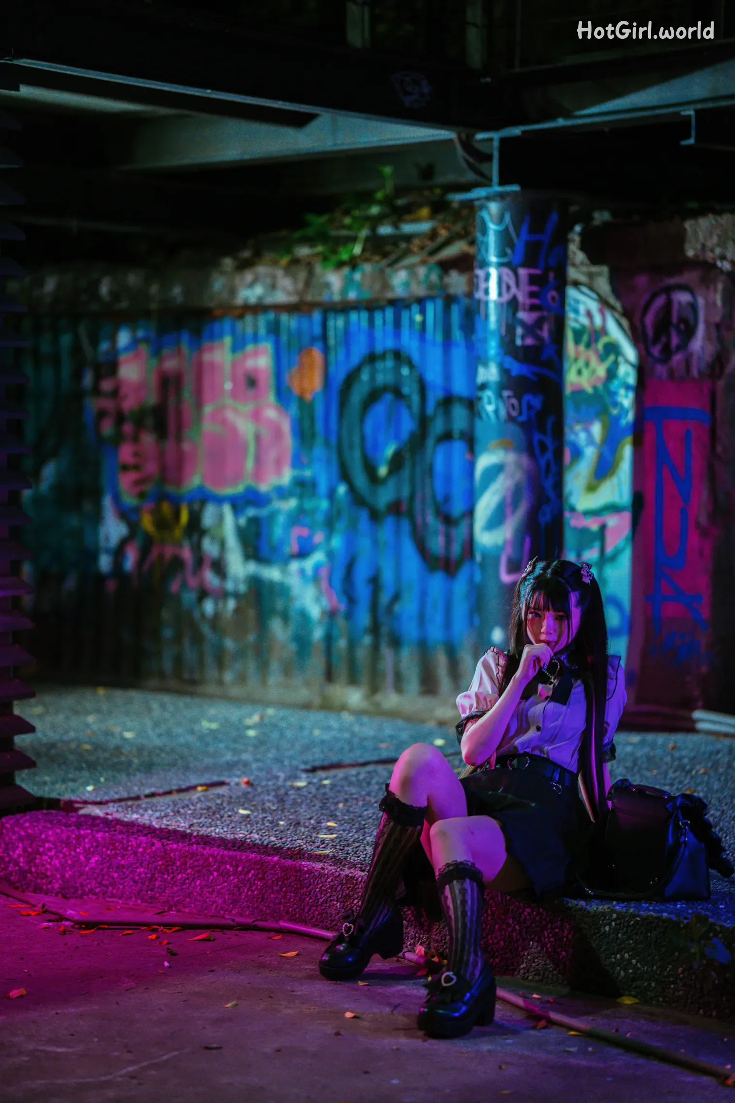 Coser-落落Raku-Night LiLy-夜百合(58 photos + 30 uncensored photos) 第19张图