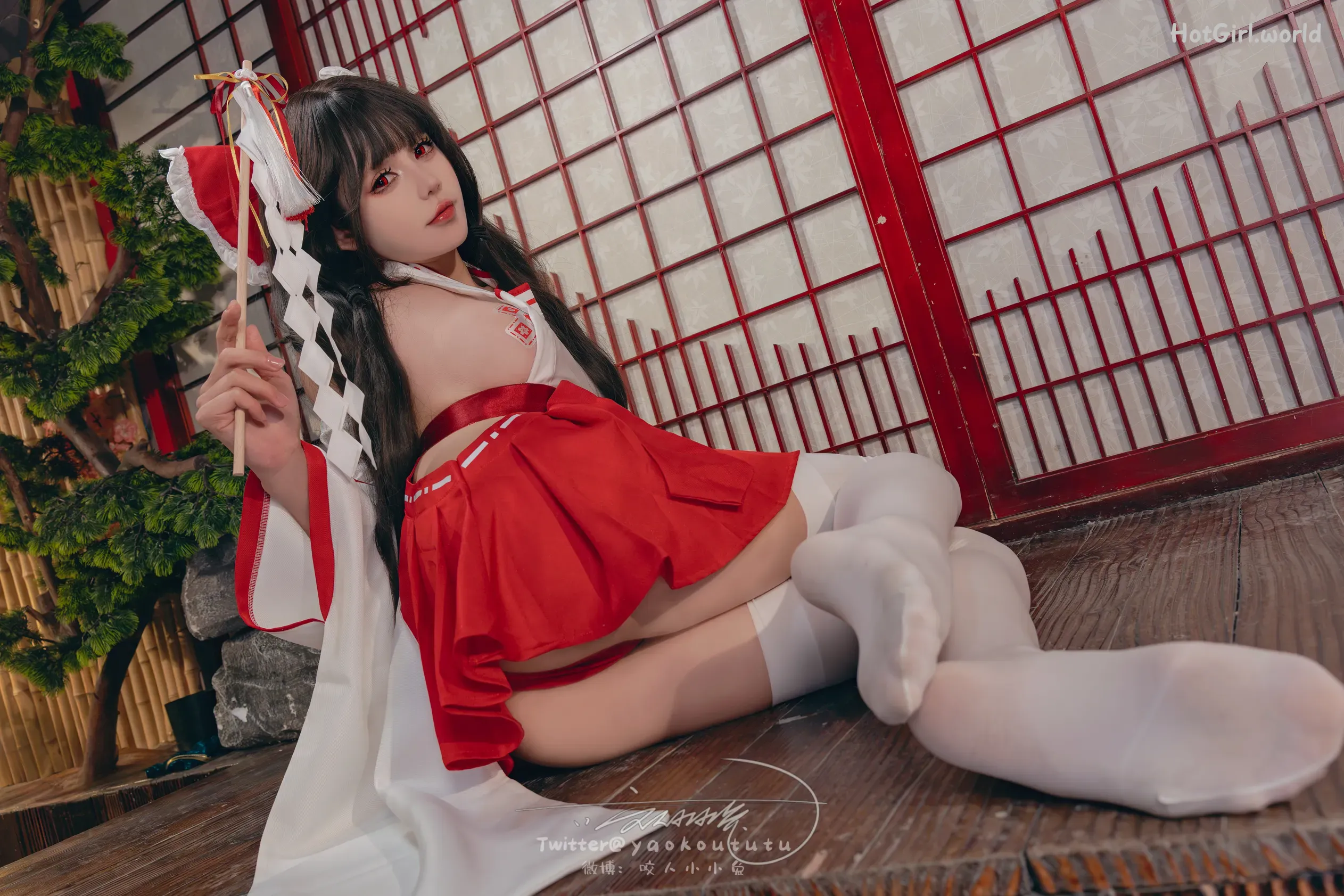 Coser-黏黏团子兔-狐之灵梦-Roly Poly 第6张图