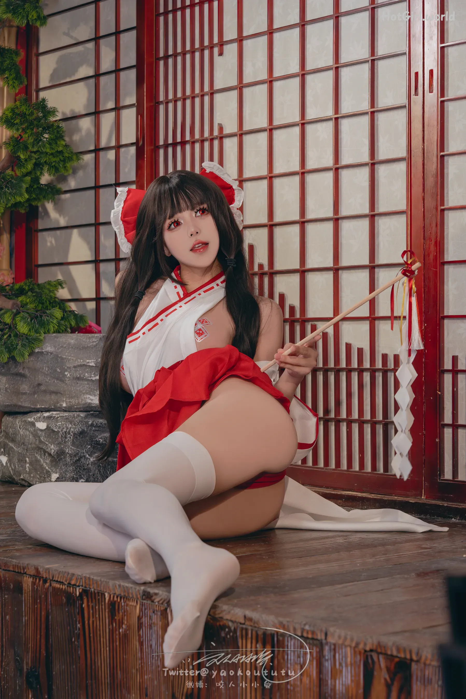 Coser-黏黏团子兔-狐之灵梦-Roly Poly 第7张图