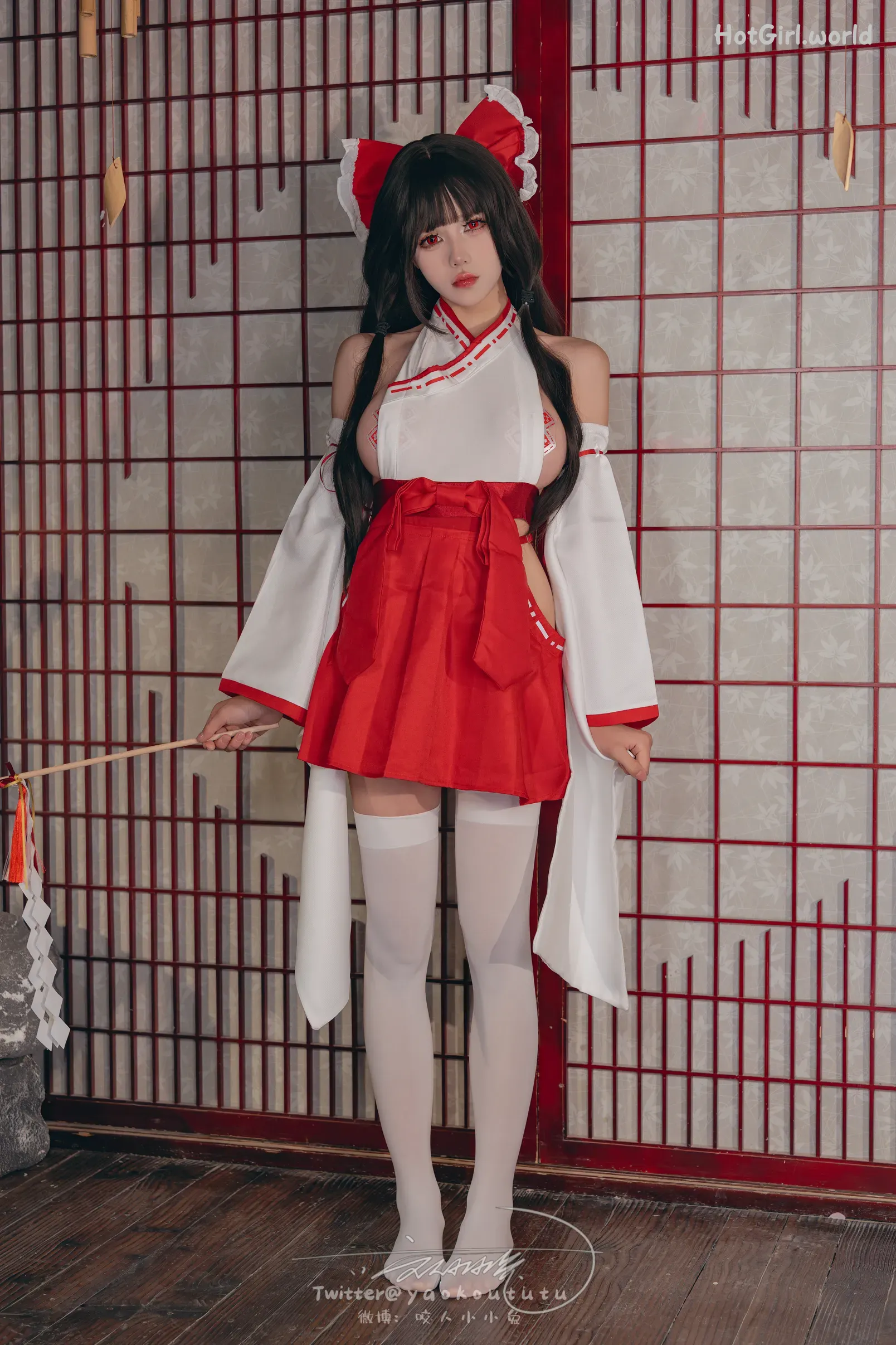 Coser-黏黏团子兔-狐之灵梦-Roly Poly 第12张图