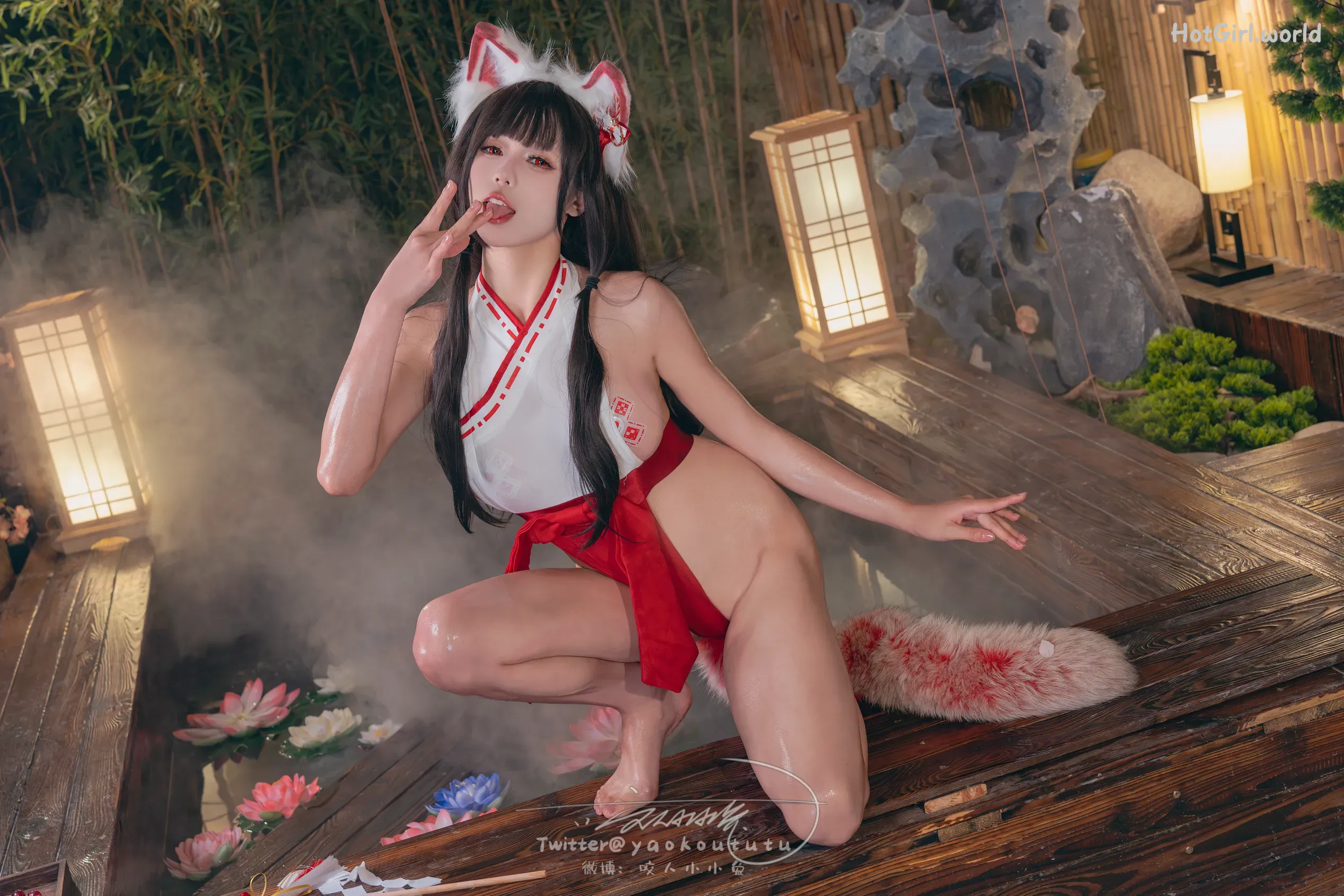 Coser-黏黏团子兔-狐之灵梦-Roly Poly 第27张图