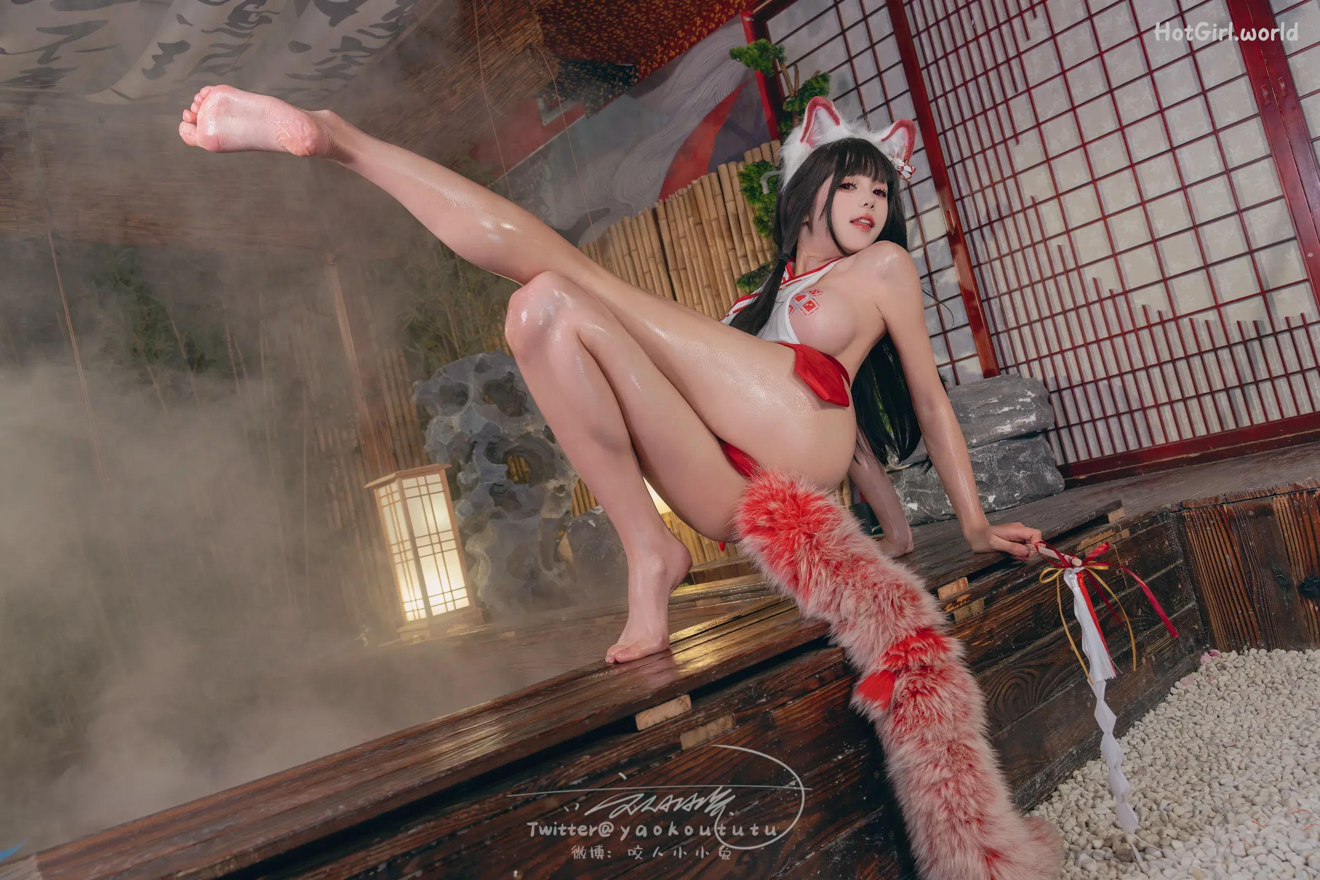 Coser-黏黏团子兔-狐之灵梦-Roly Poly 第29张图
