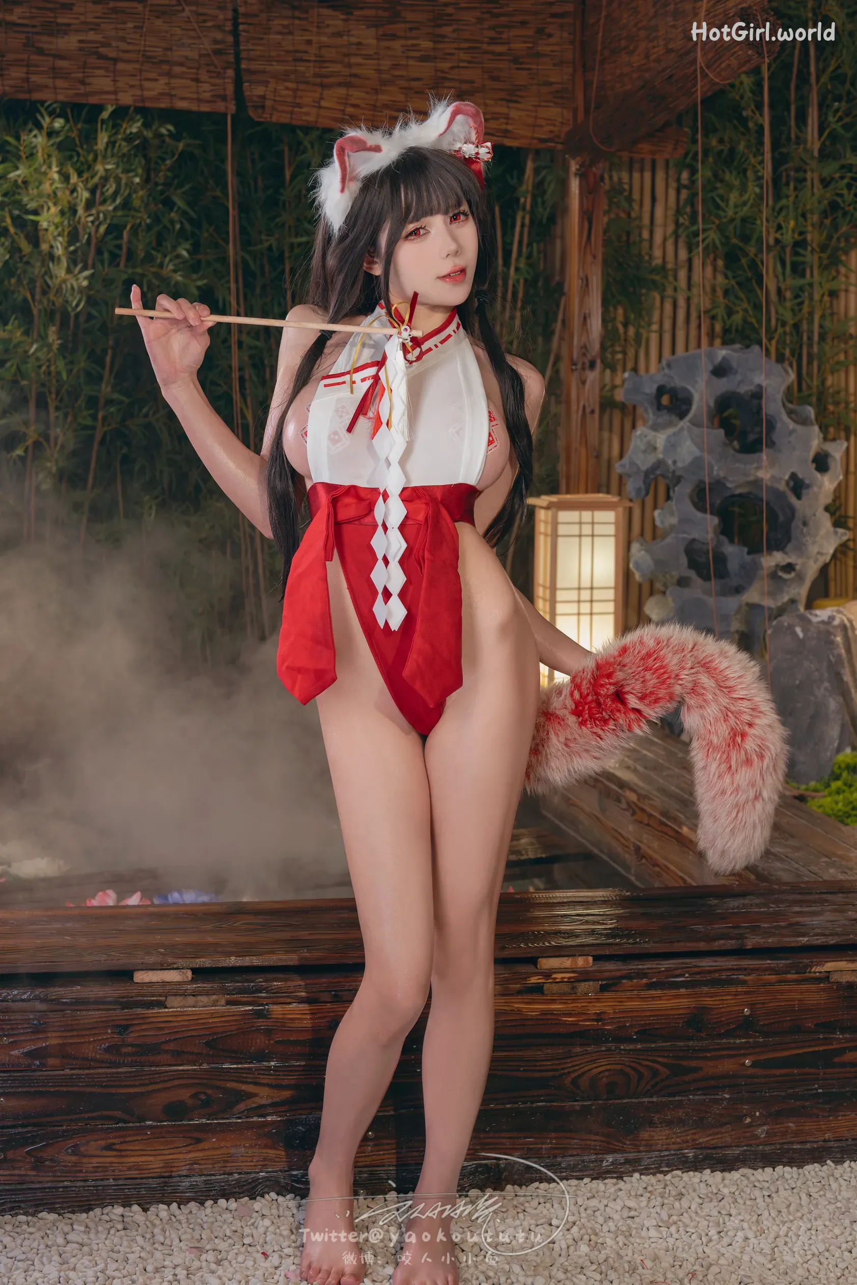 Coser-黏黏团子兔-狐之灵梦-Roly Poly 第33张图