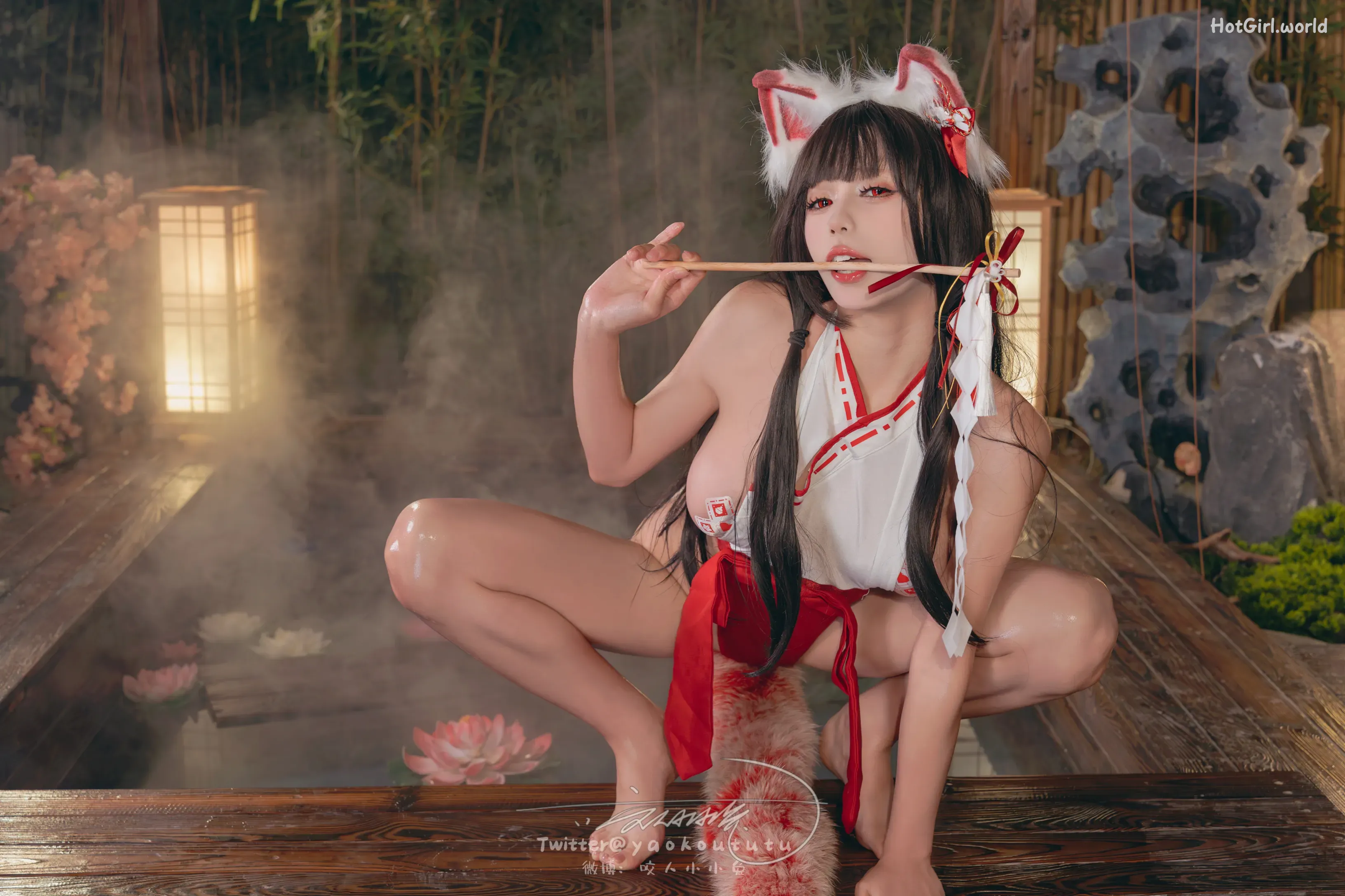 Coser-黏黏团子兔-狐之灵梦-Roly Poly 第41张图