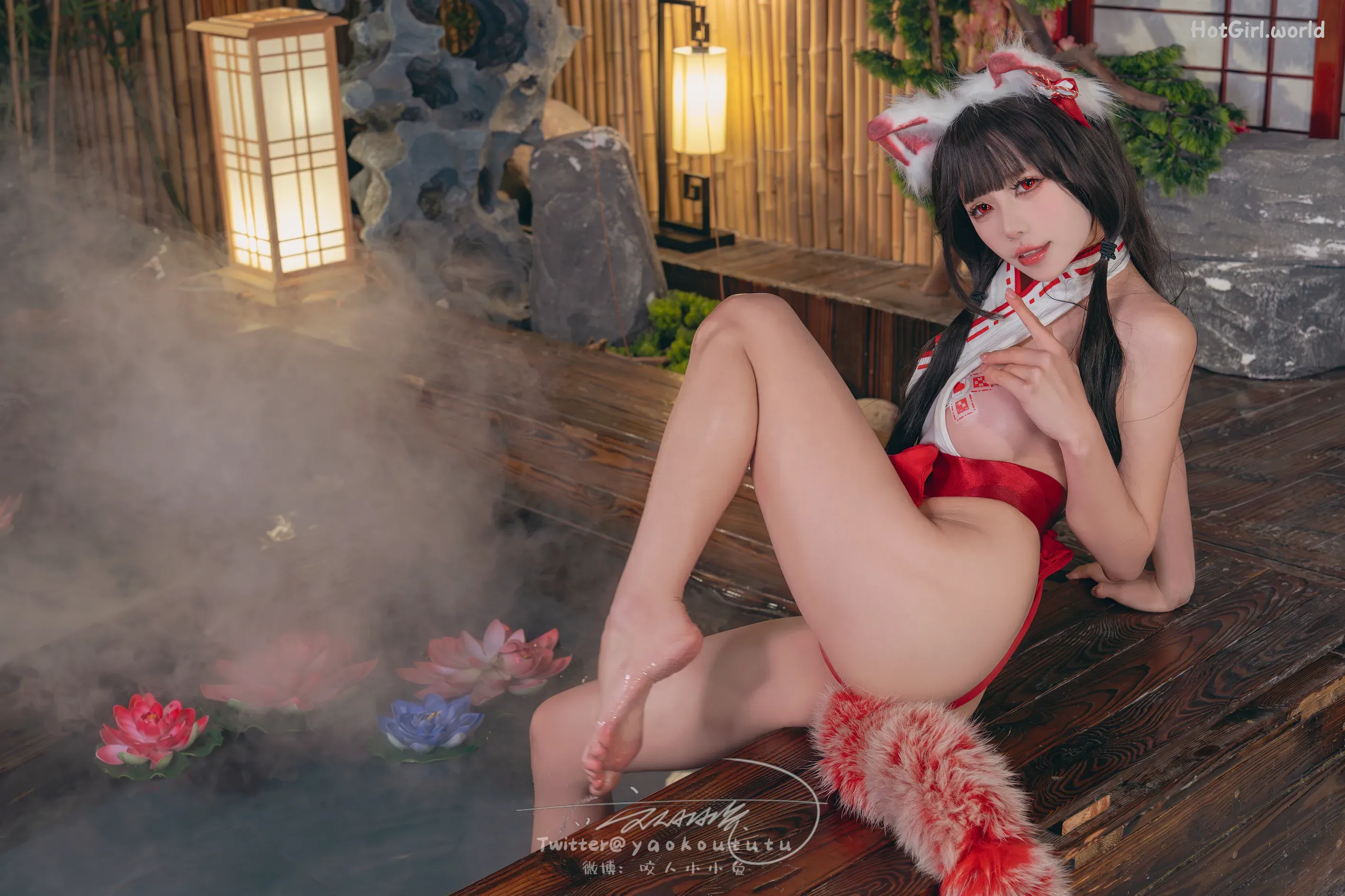 Coser-黏黏团子兔-狐之灵梦-Roly Poly 第42张图