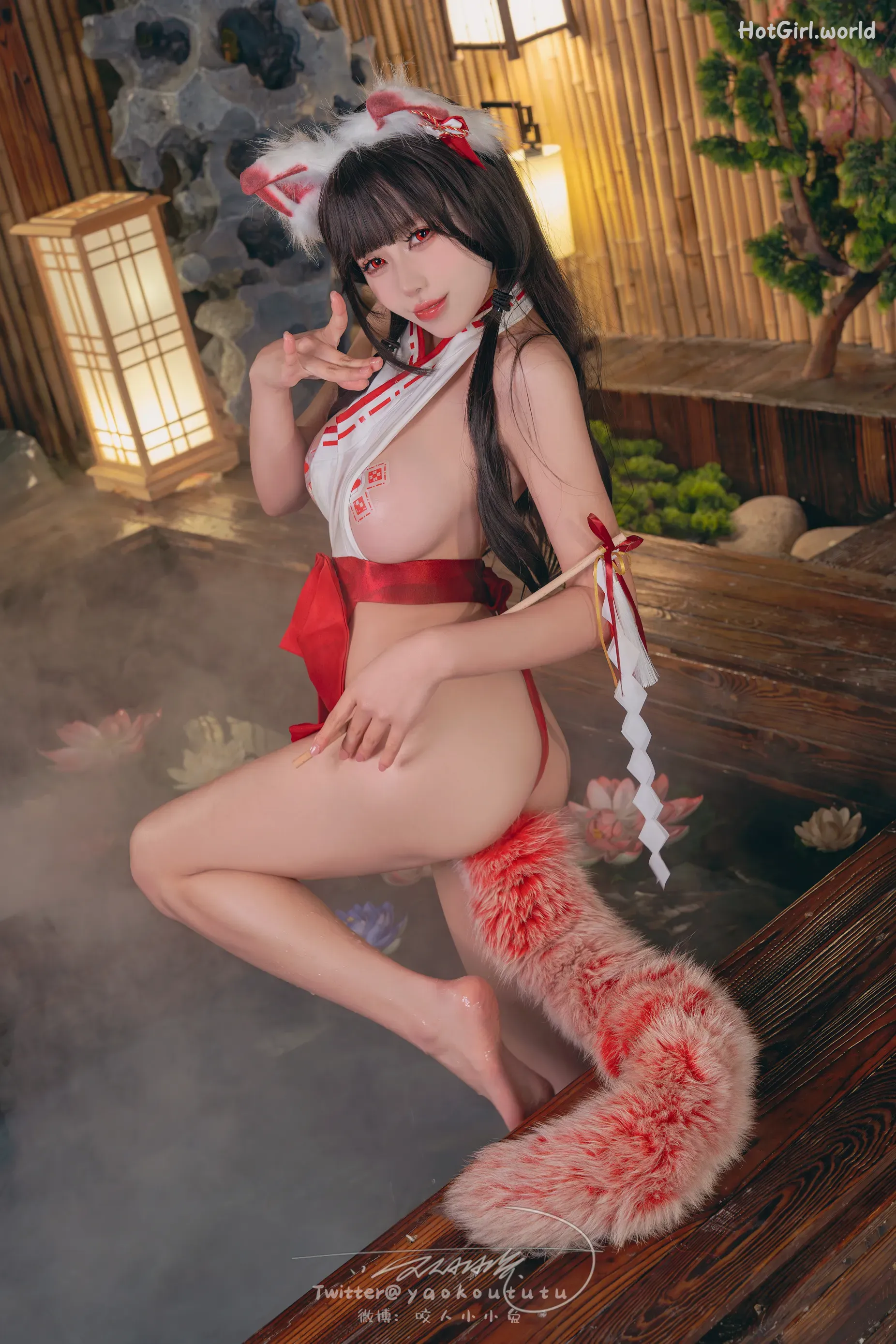 Coser-黏黏团子兔-狐之灵梦-Roly Poly 第43张图