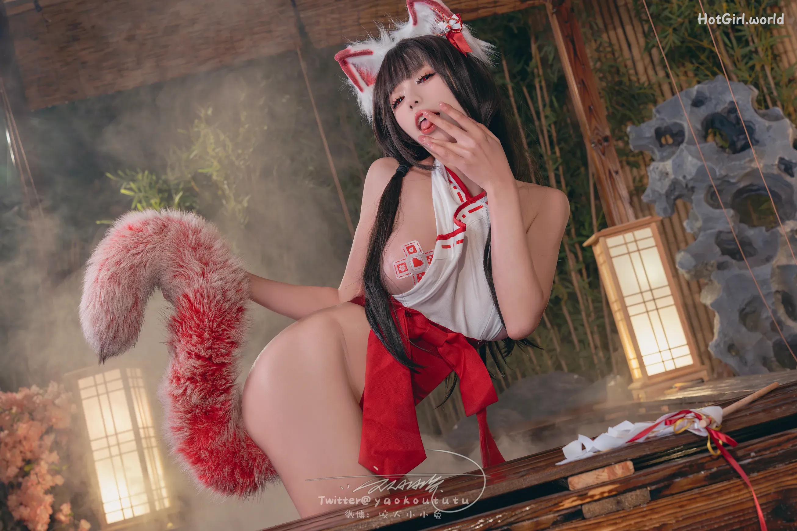 Coser-黏黏团子兔-狐之灵梦-Roly Poly 第46张图