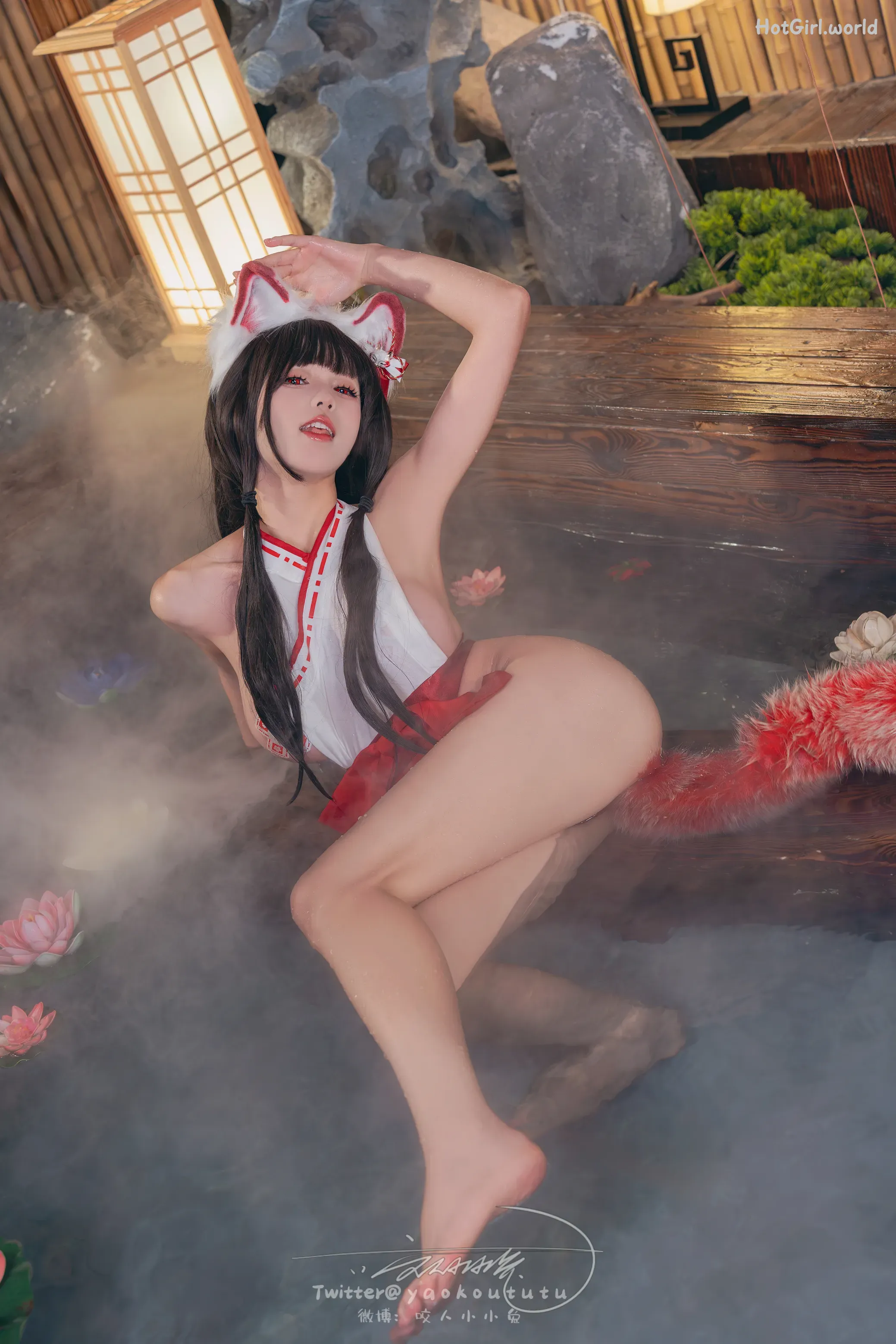 Coser-黏黏团子兔-狐之灵梦-Roly Poly 第51张图