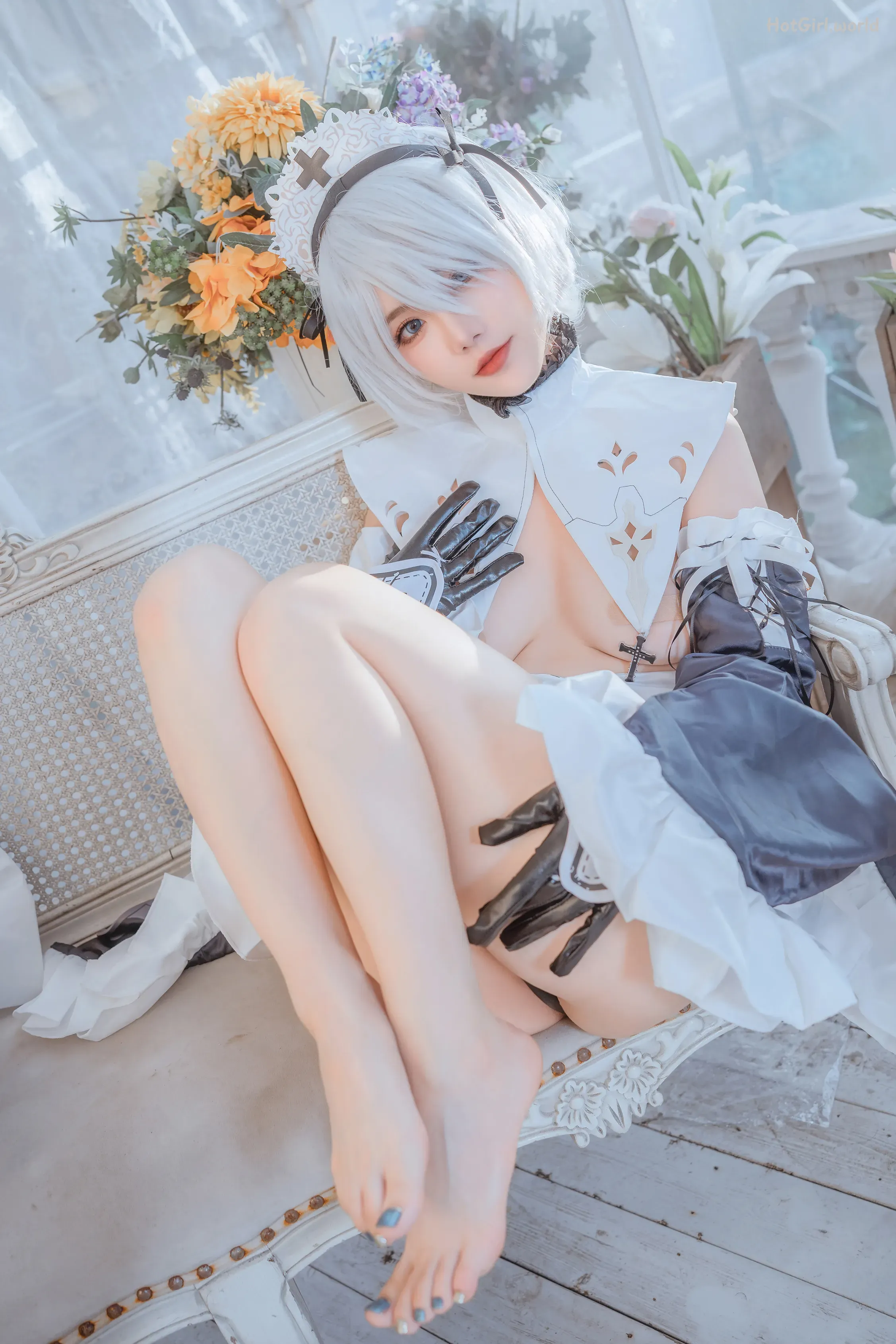Coser-桃良阿宅-女仆2b 第8张图