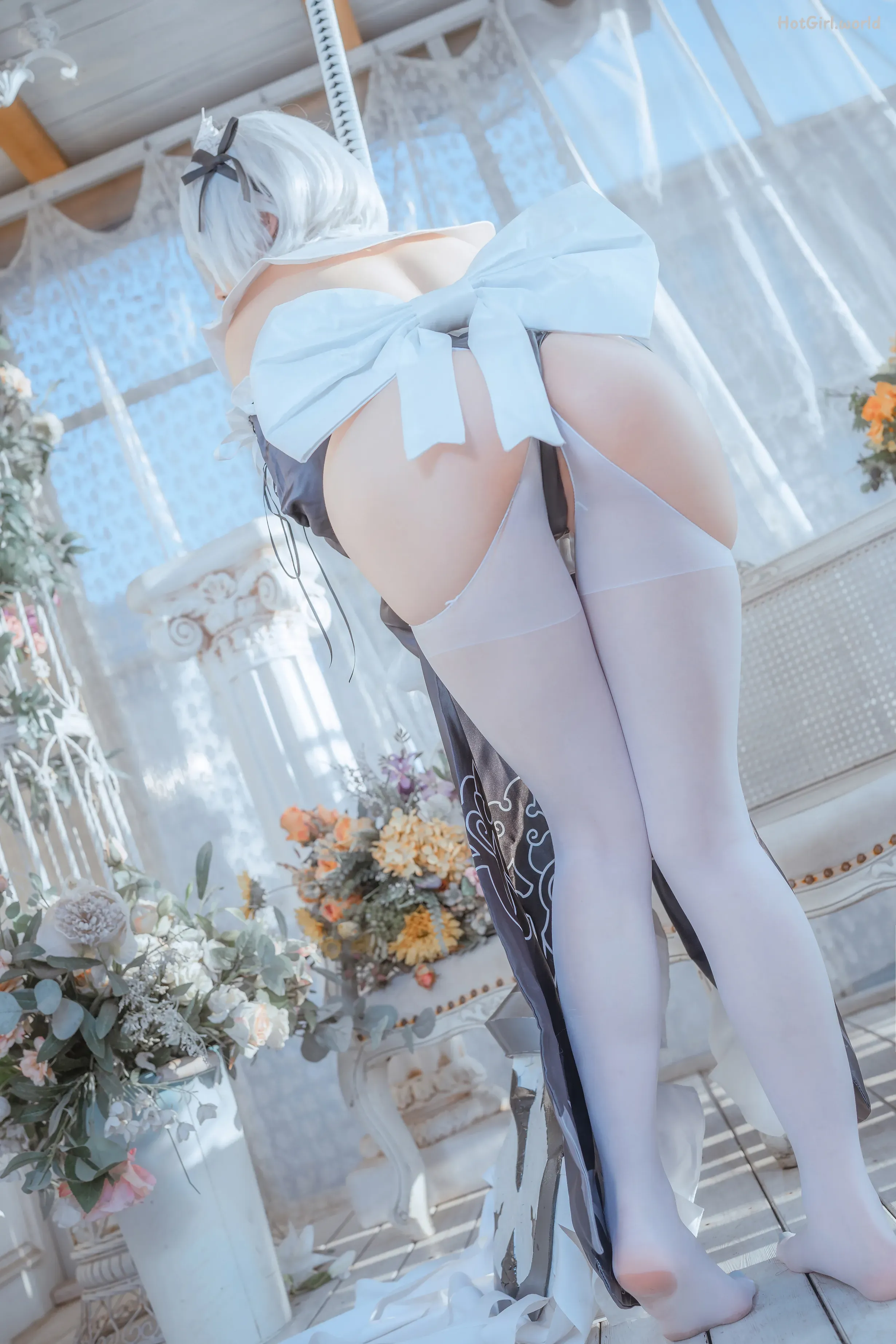 Coser-桃良阿宅-女仆2b 第13张图