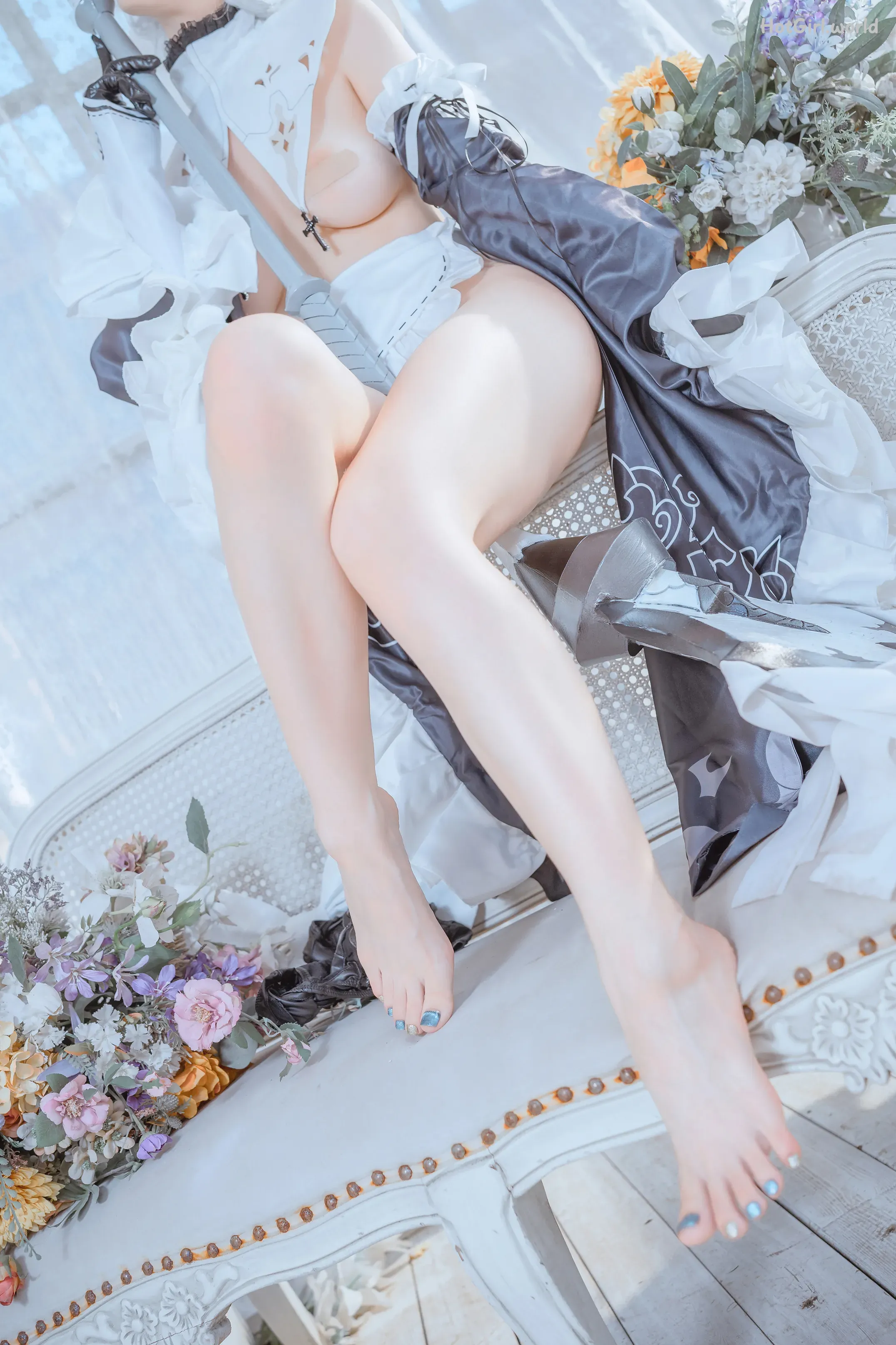 Coser-桃良阿宅-女仆2b 第15张图